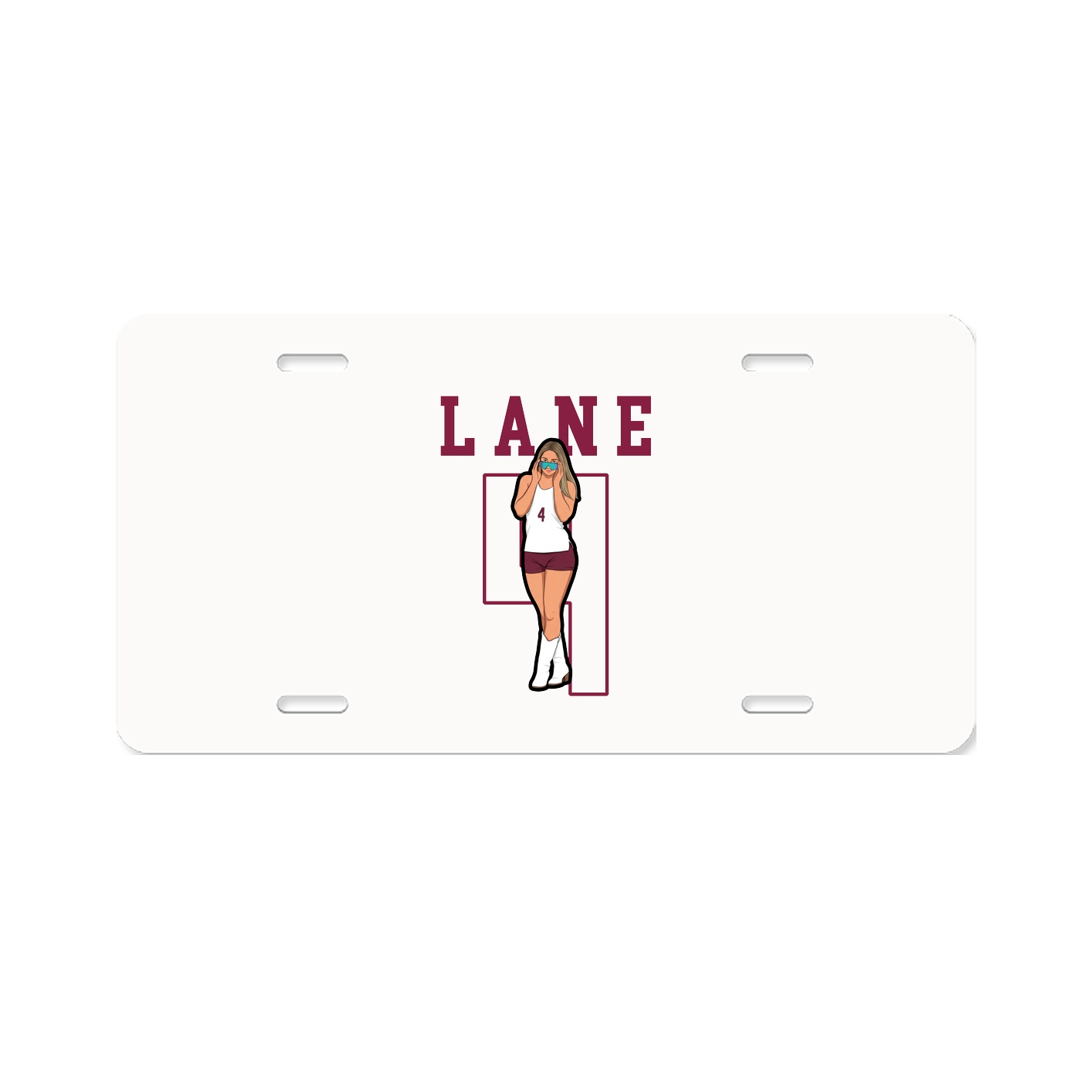 License Plate — Shirsey in Classic