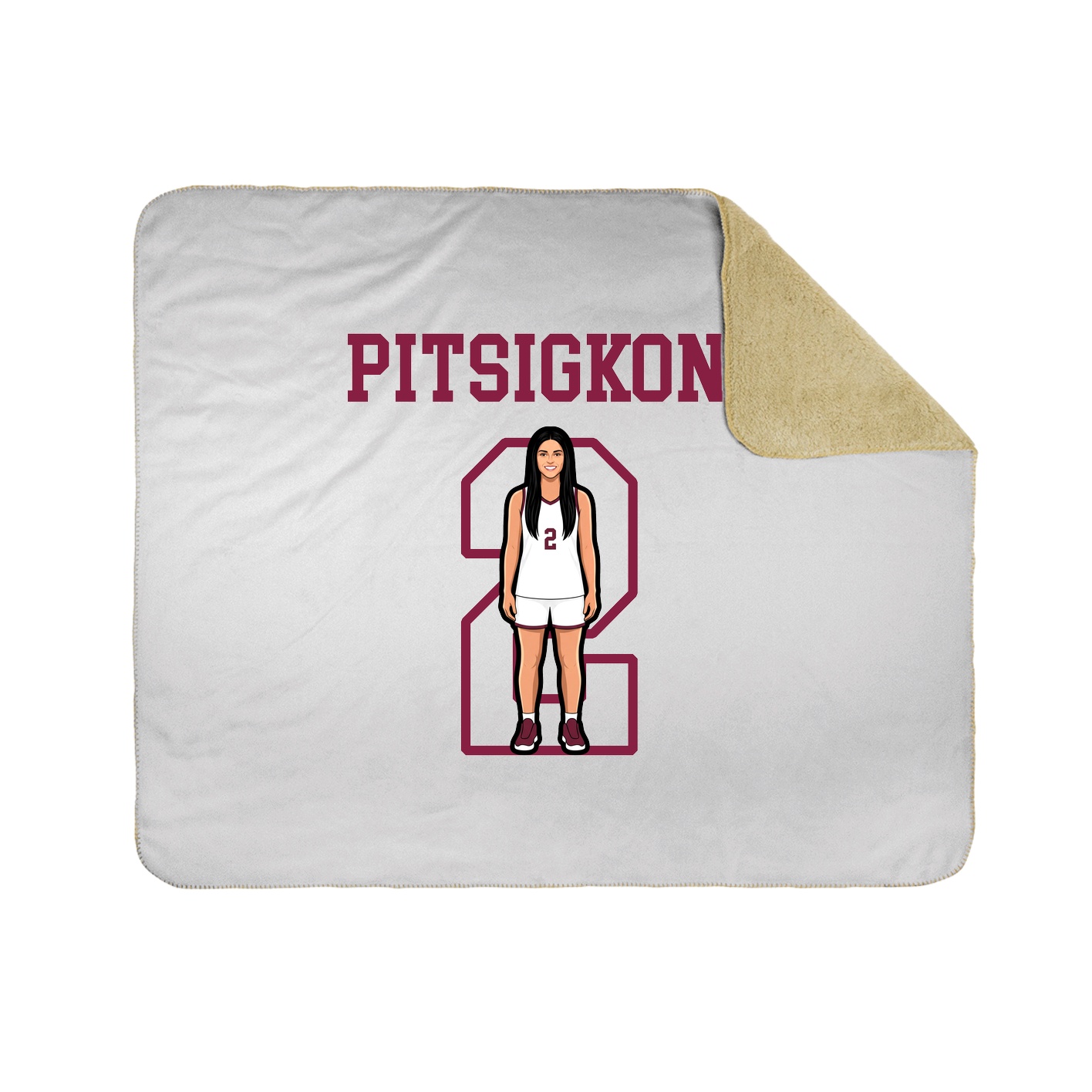 Throw Blanket — Shirsey in White
