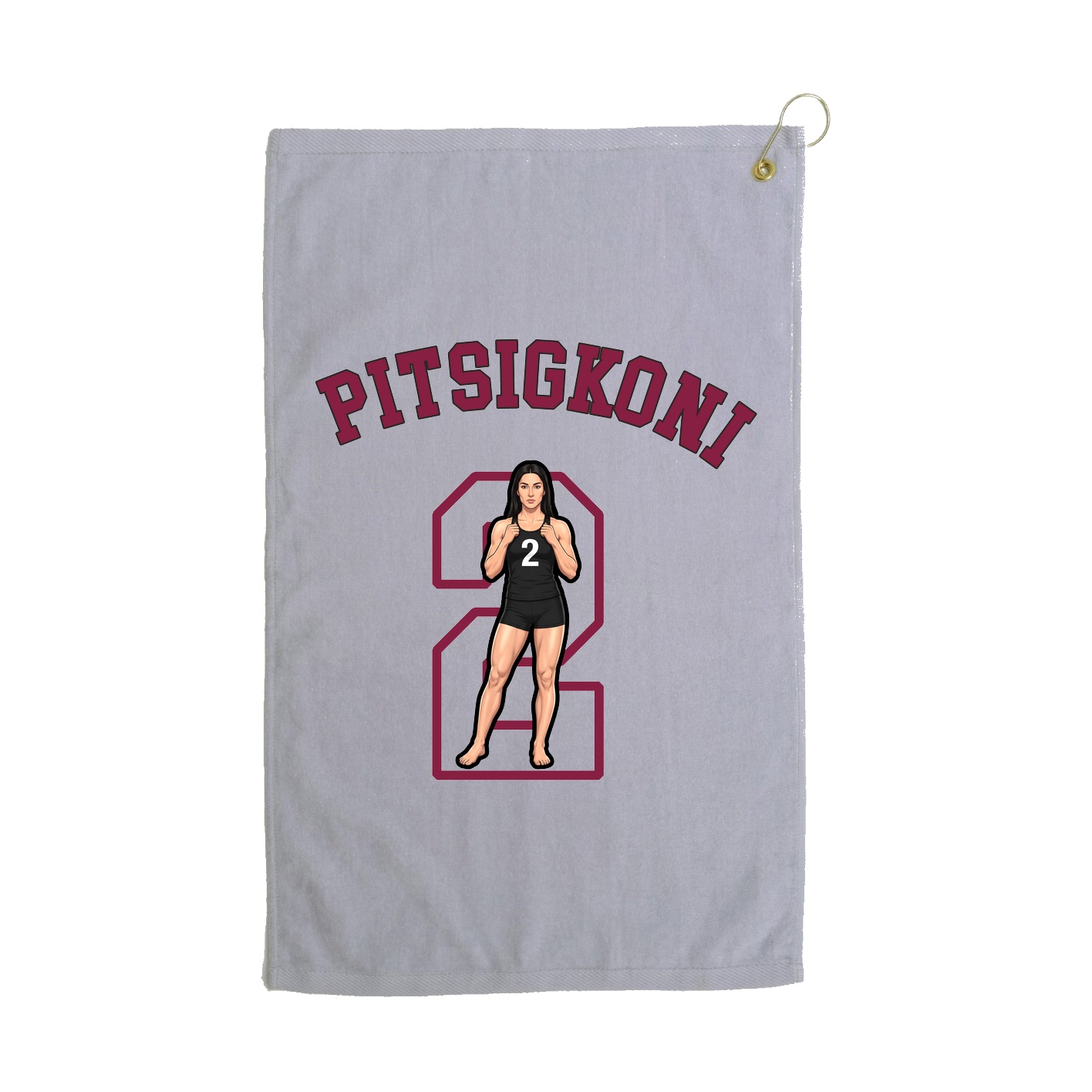 Golf Towel — Shirsey Arch in Grey