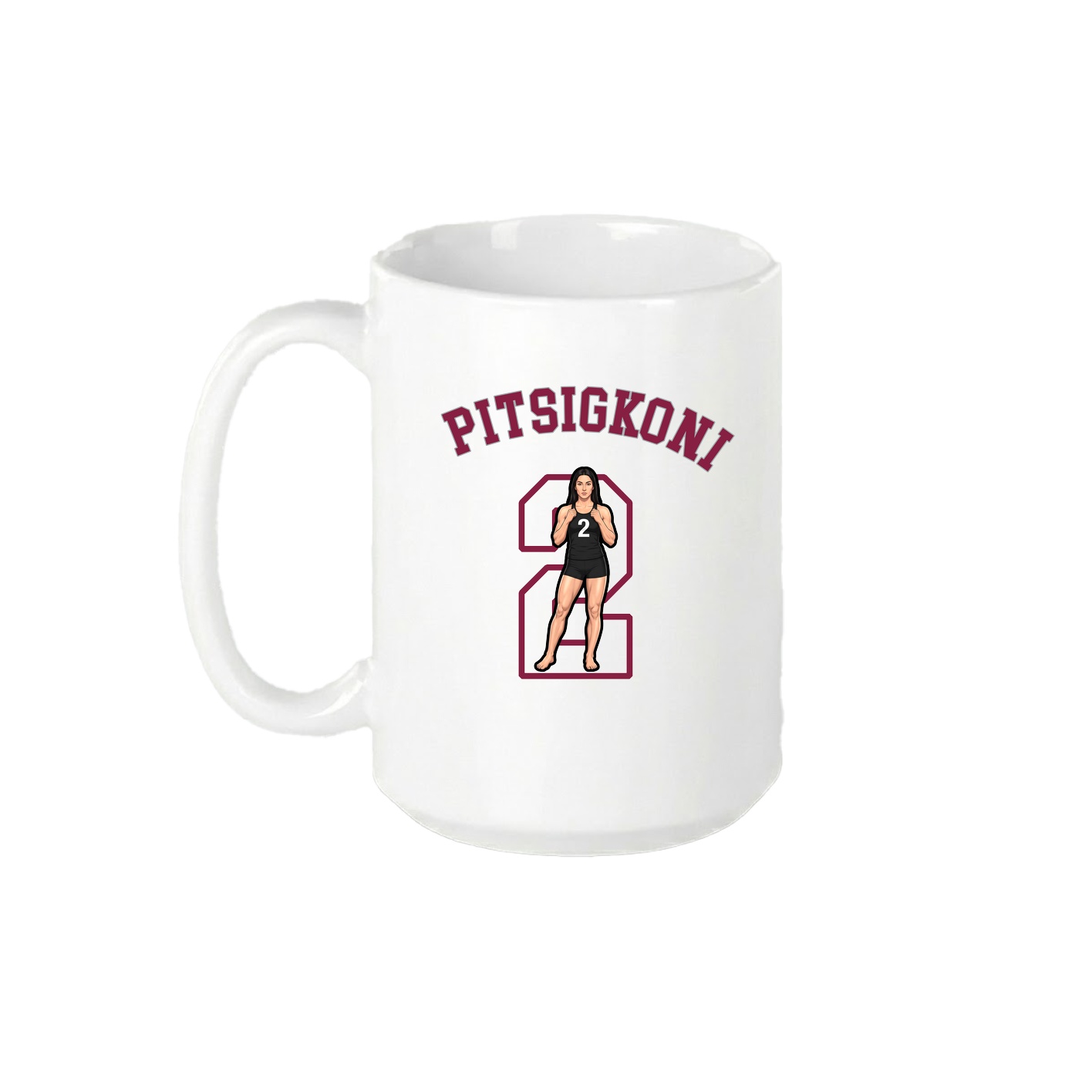 15oz Coffee Mug — Shirsey Arch in White