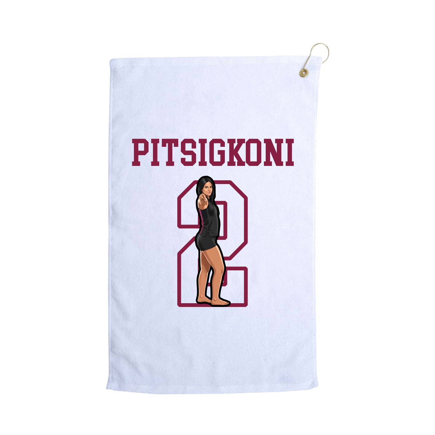 Golf Towel — Shirsey in White