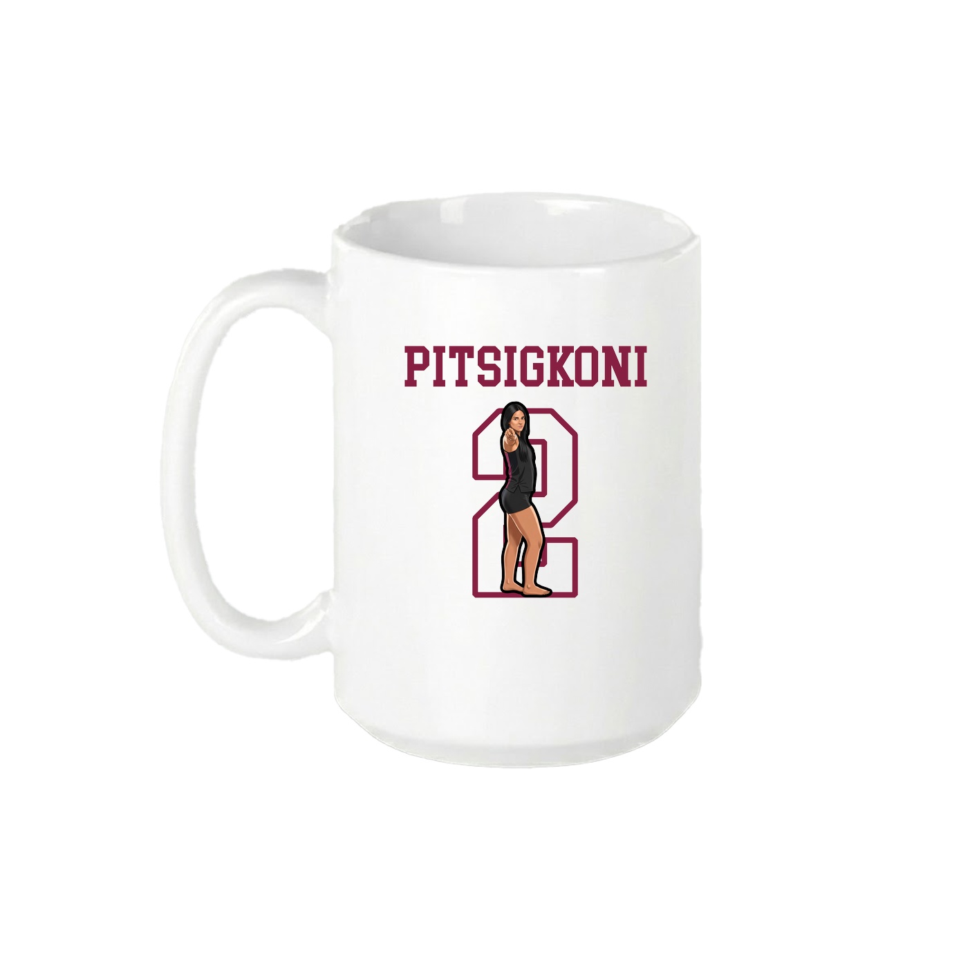 15oz Coffee Mug — Shirsey in White