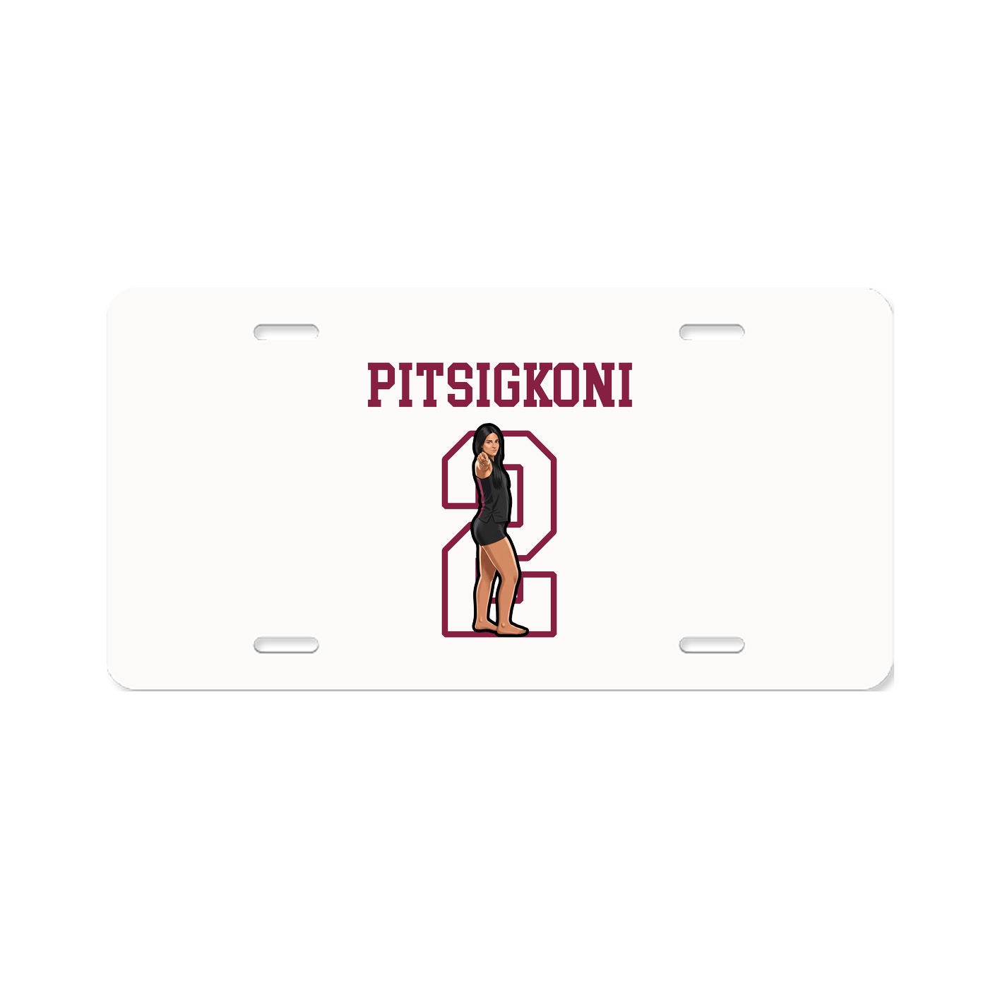License Plate — Shirsey in Classic