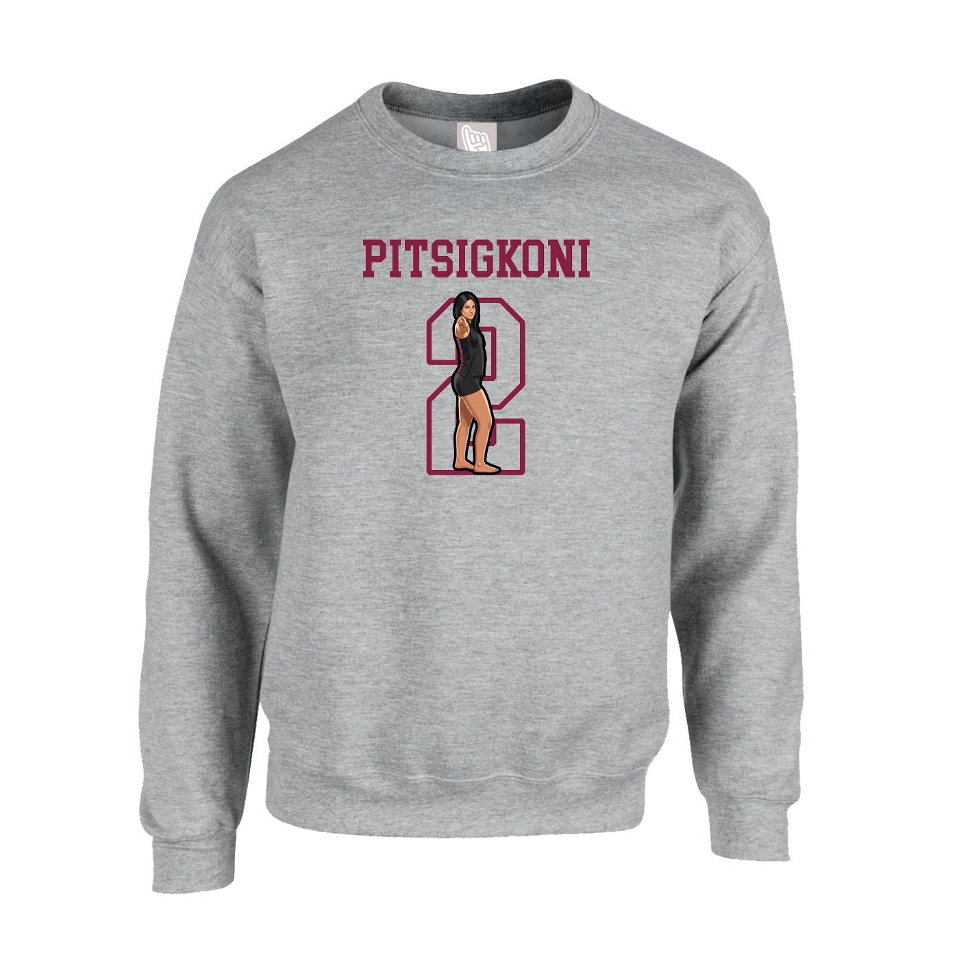 Fleece Crew — Shirsey in Grey