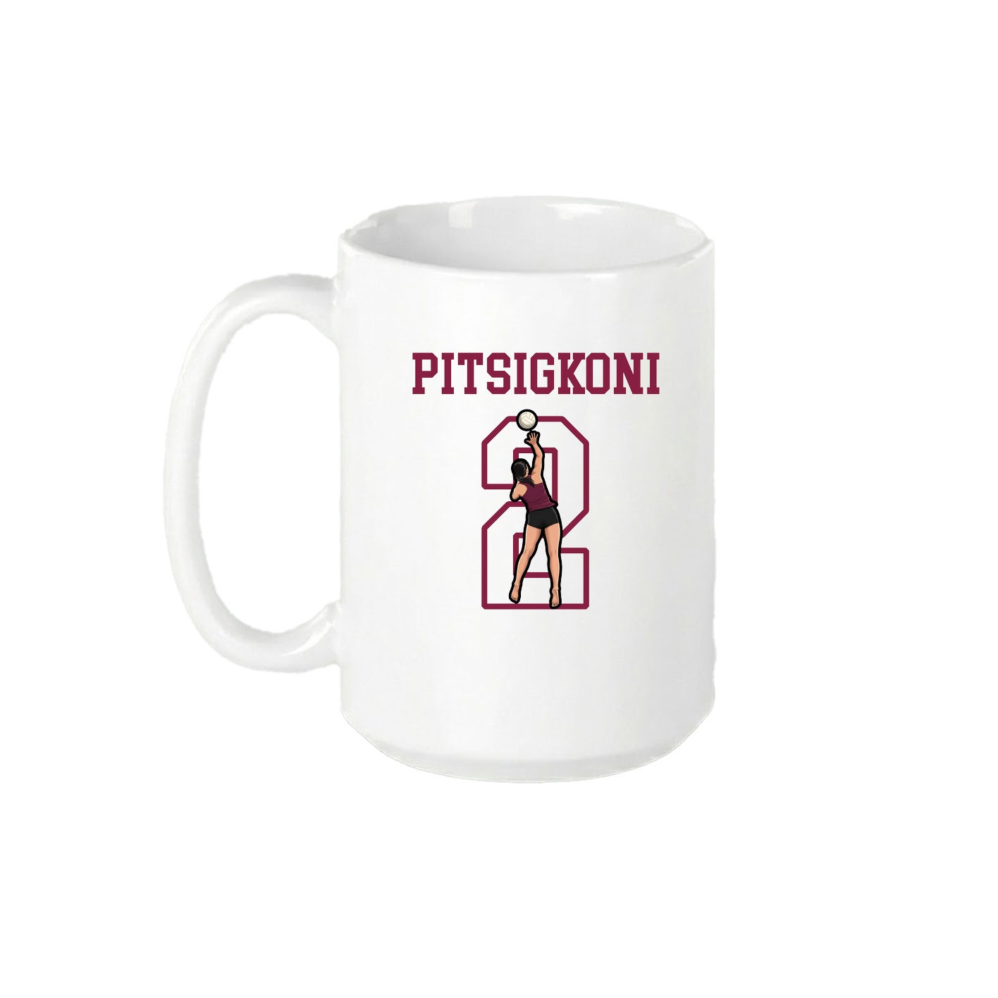15oz Coffee Mug — Shirsey in White