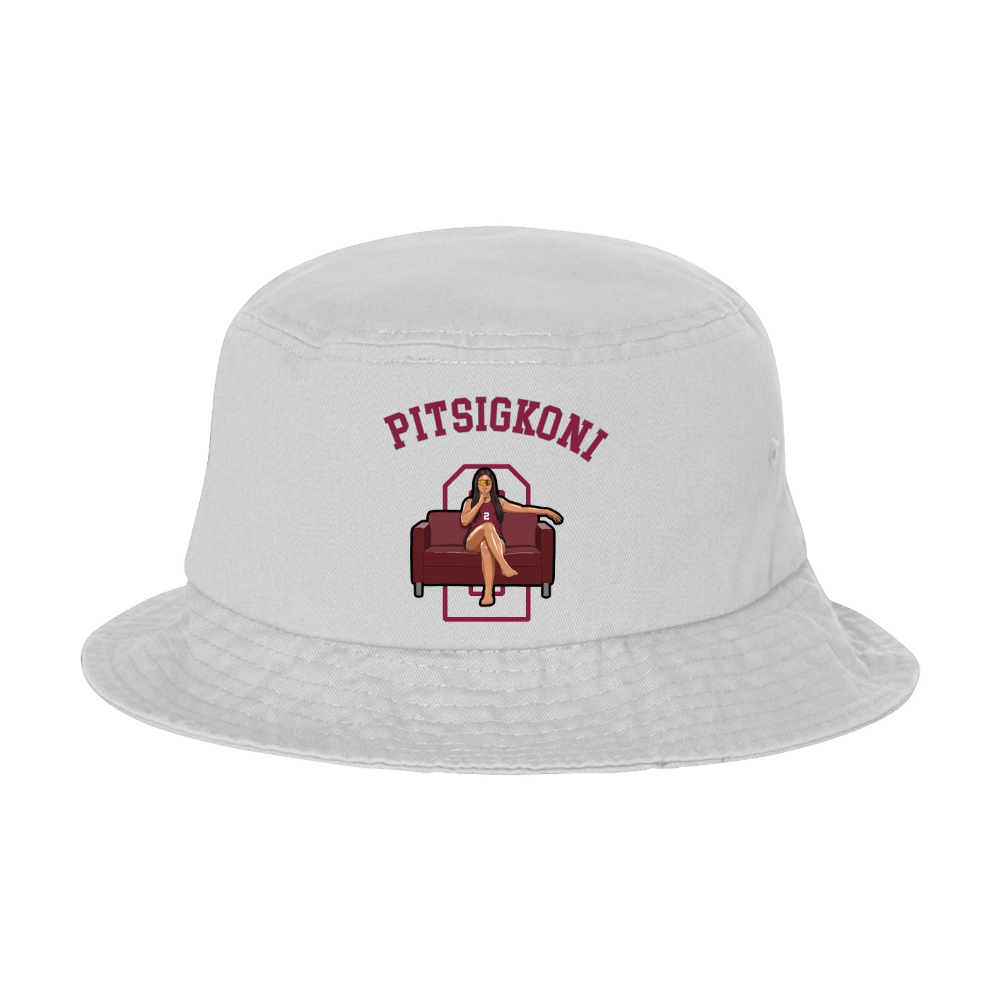 Bucket Cap — Shirsey Arch in White