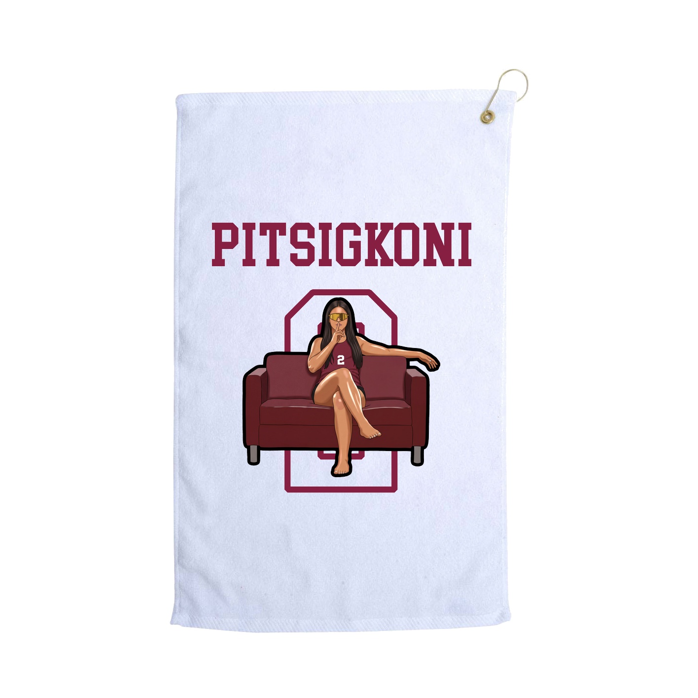 Golf Towel — Shirsey in White
