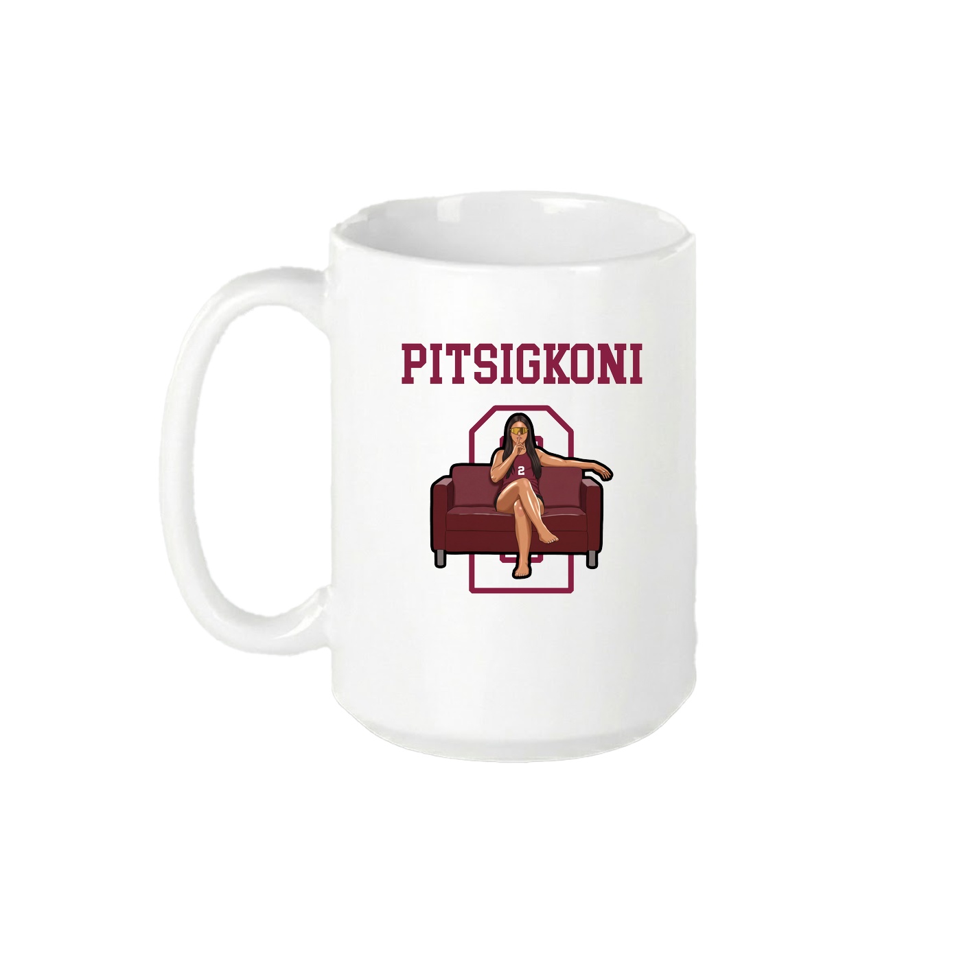 15oz Coffee Mug — Shirsey in White