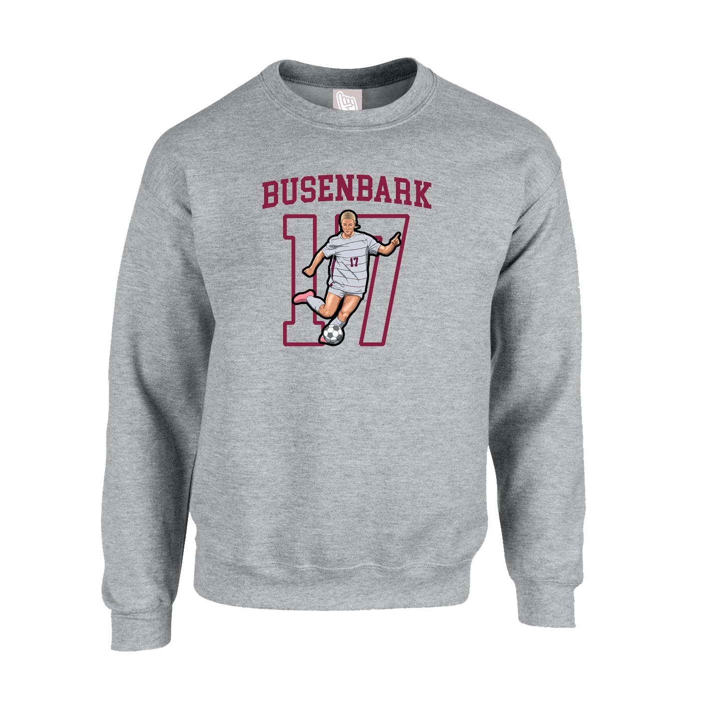 Fleece Crew — Shirsey in Grey