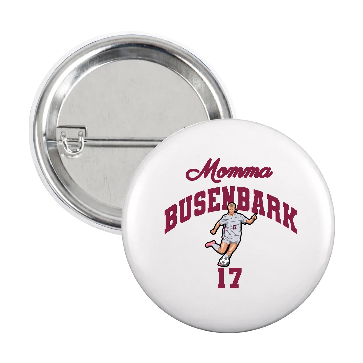 Game Day Button — Mothers Day Arch in White