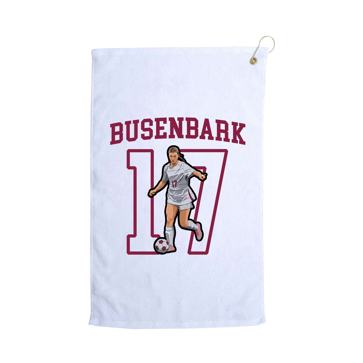 Golf Towel — Shirsey in White