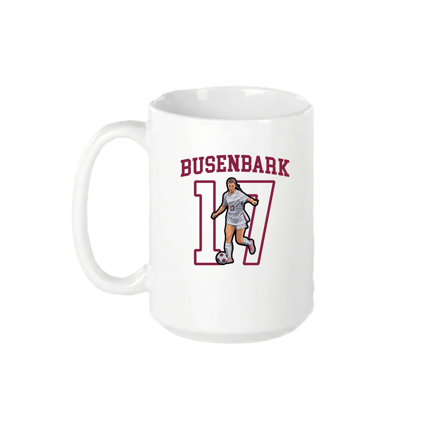 15oz Coffee Mug — Shirsey in White