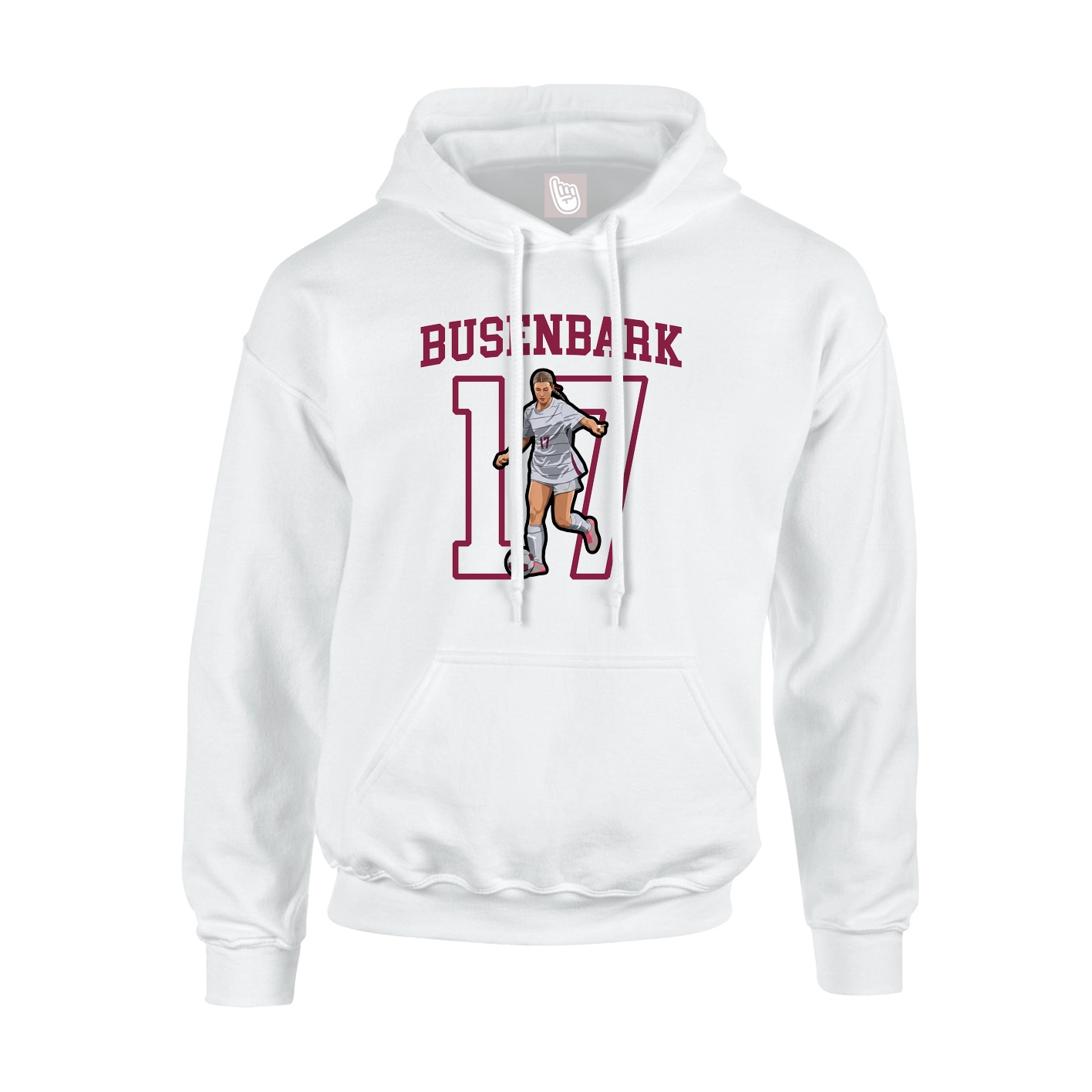 Youth Hoodie — Shirsey in White
