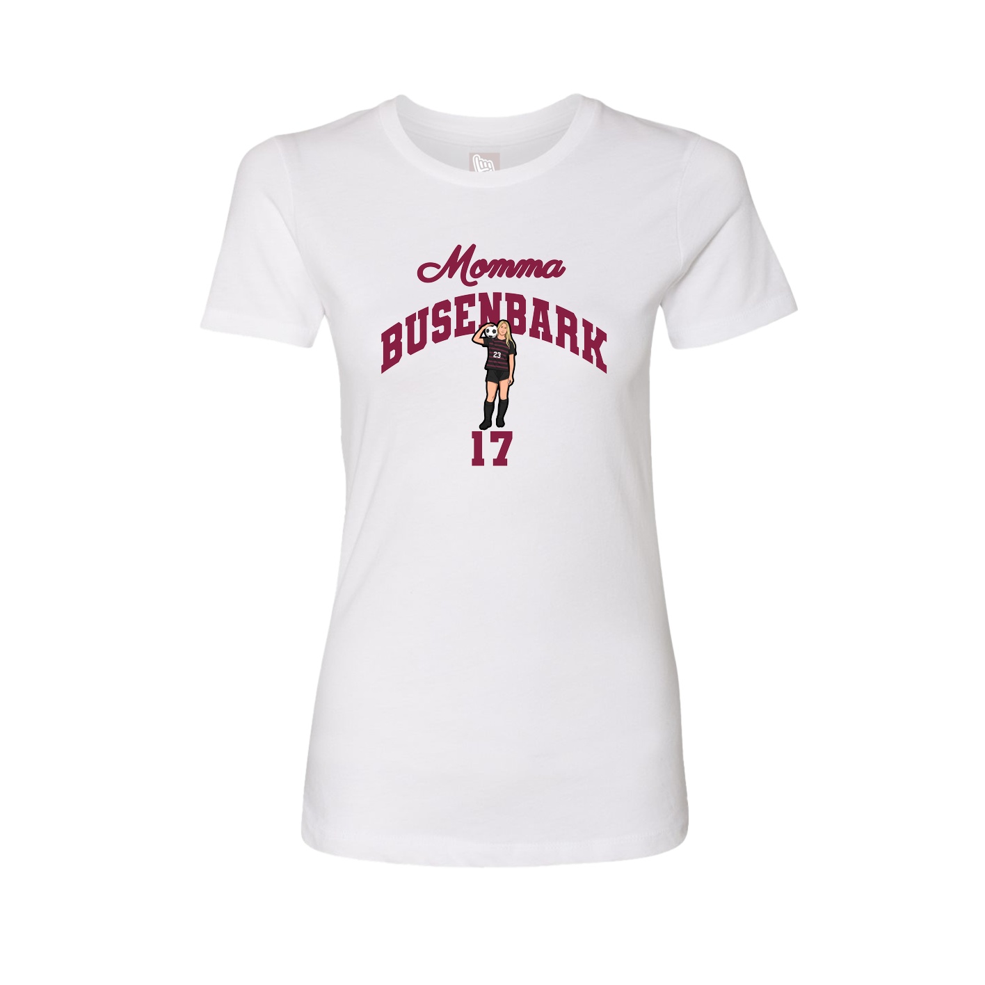 Womens Tee — Mothers Day Arch in White