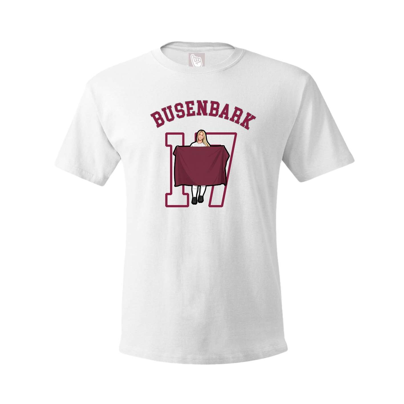 Youth Tee — Shirsey Arch in White