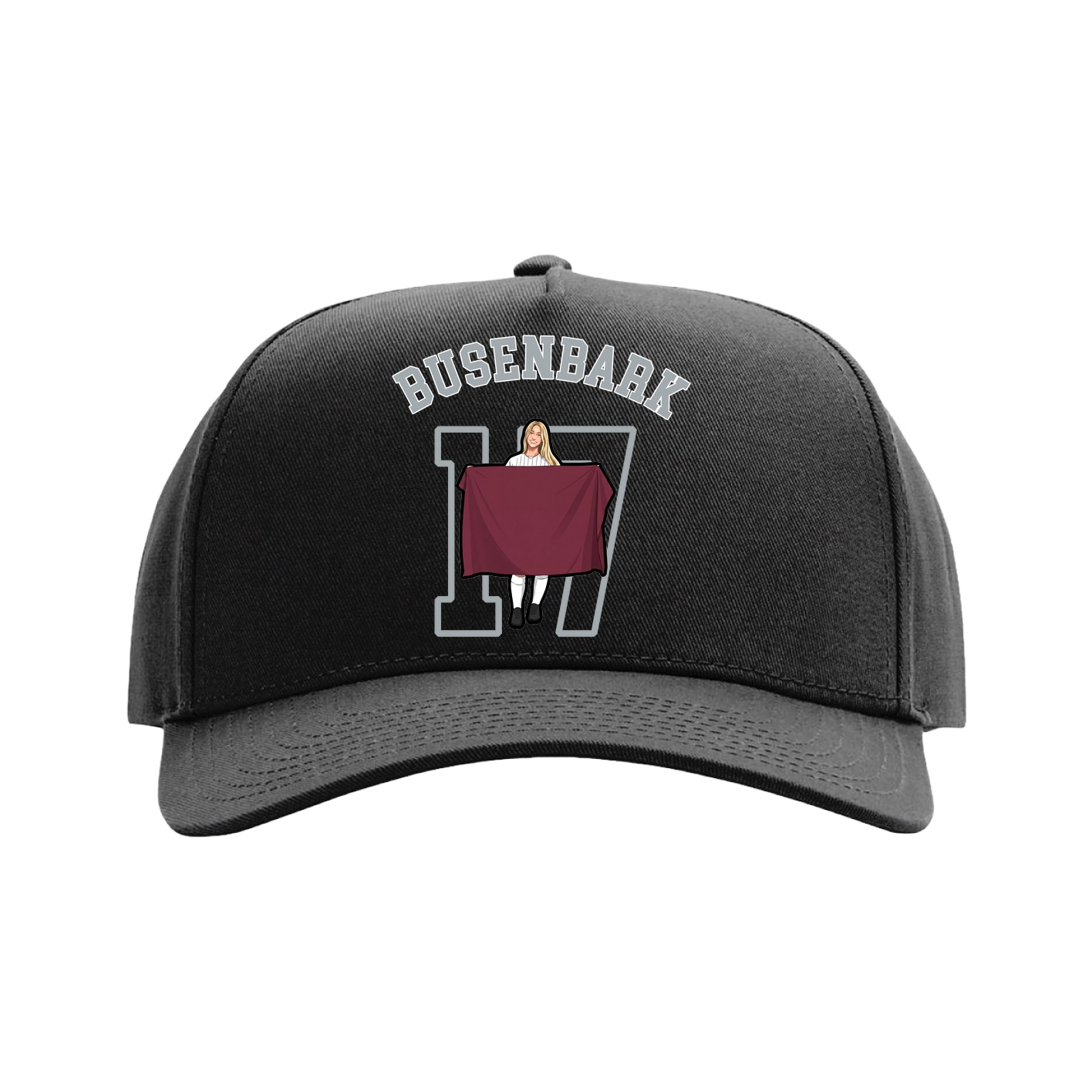 Full Fabric Five-Panel Champ Cap