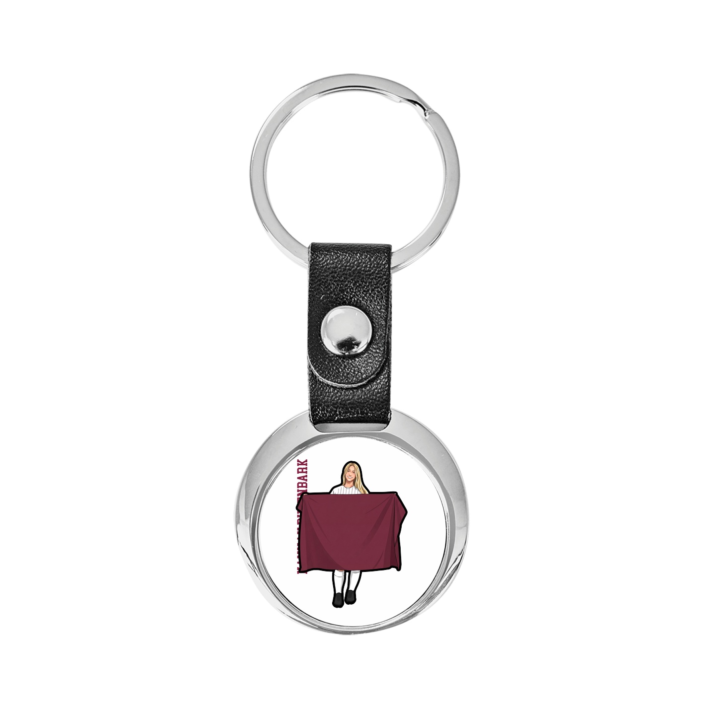 Key Chain — Name Vertical in Classic