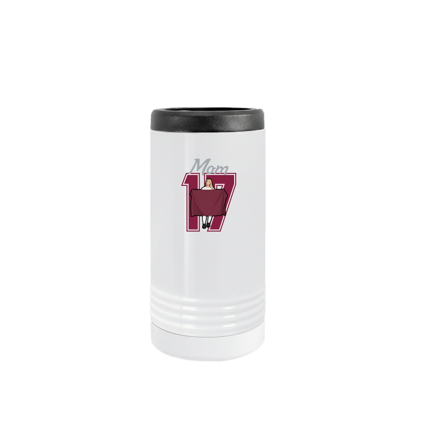 Slim Beverage Holder — Mothers Day Shirsey in White