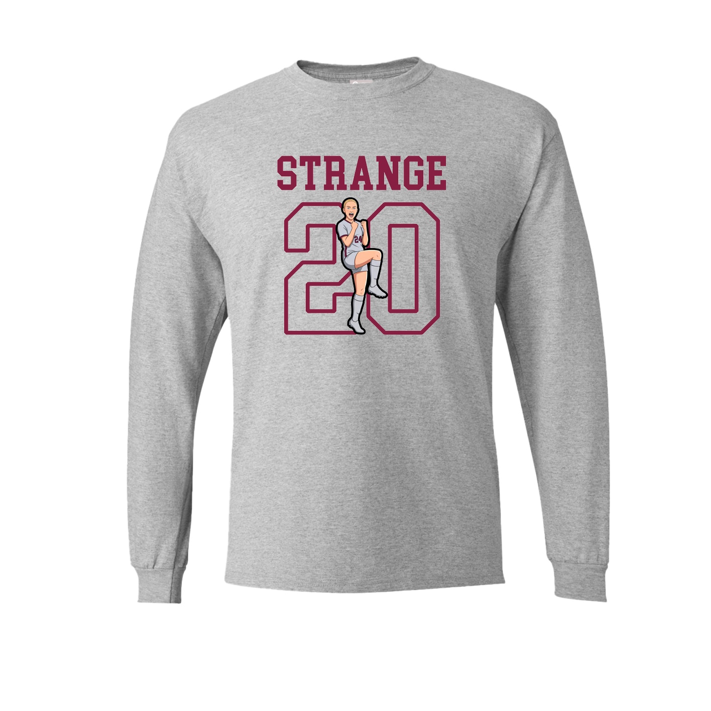 Long Sleeve Tee — Shirsey in Grey