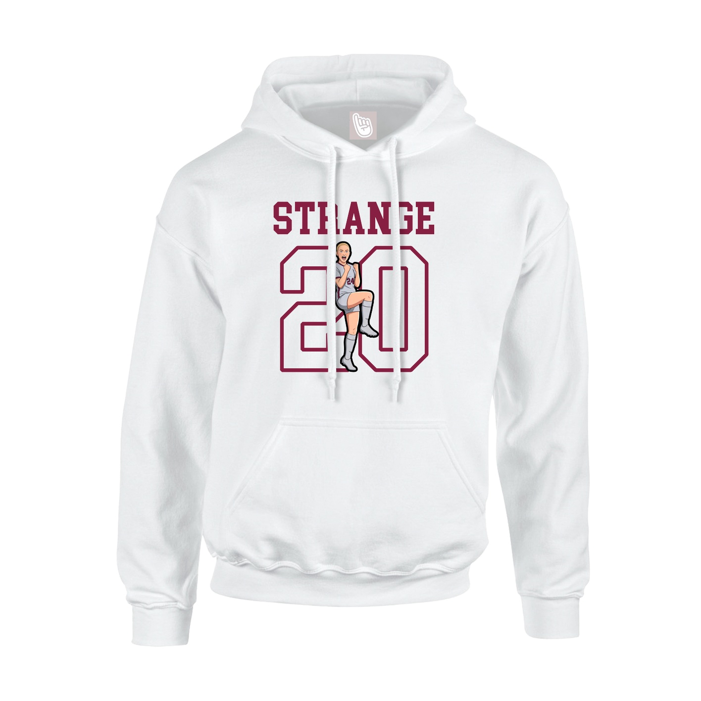 Hoodie — Shirsey in White