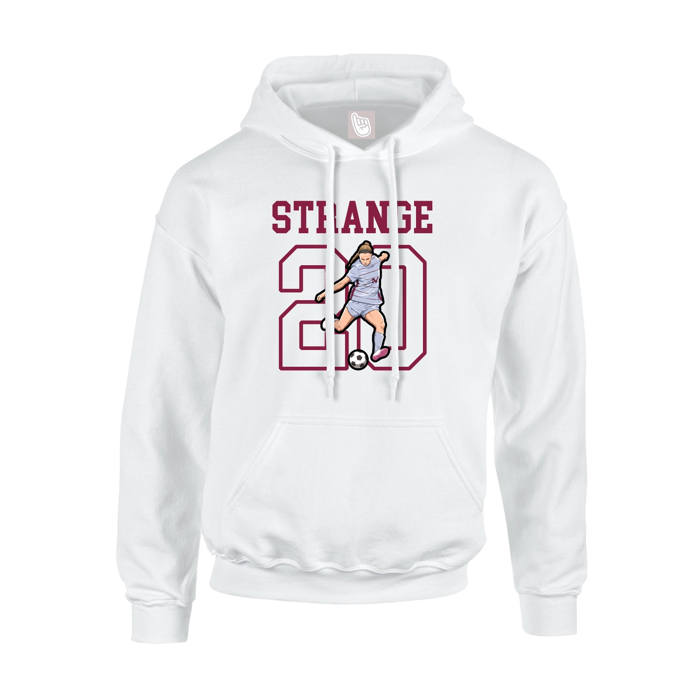 Youth Hoodie — Shirsey in White