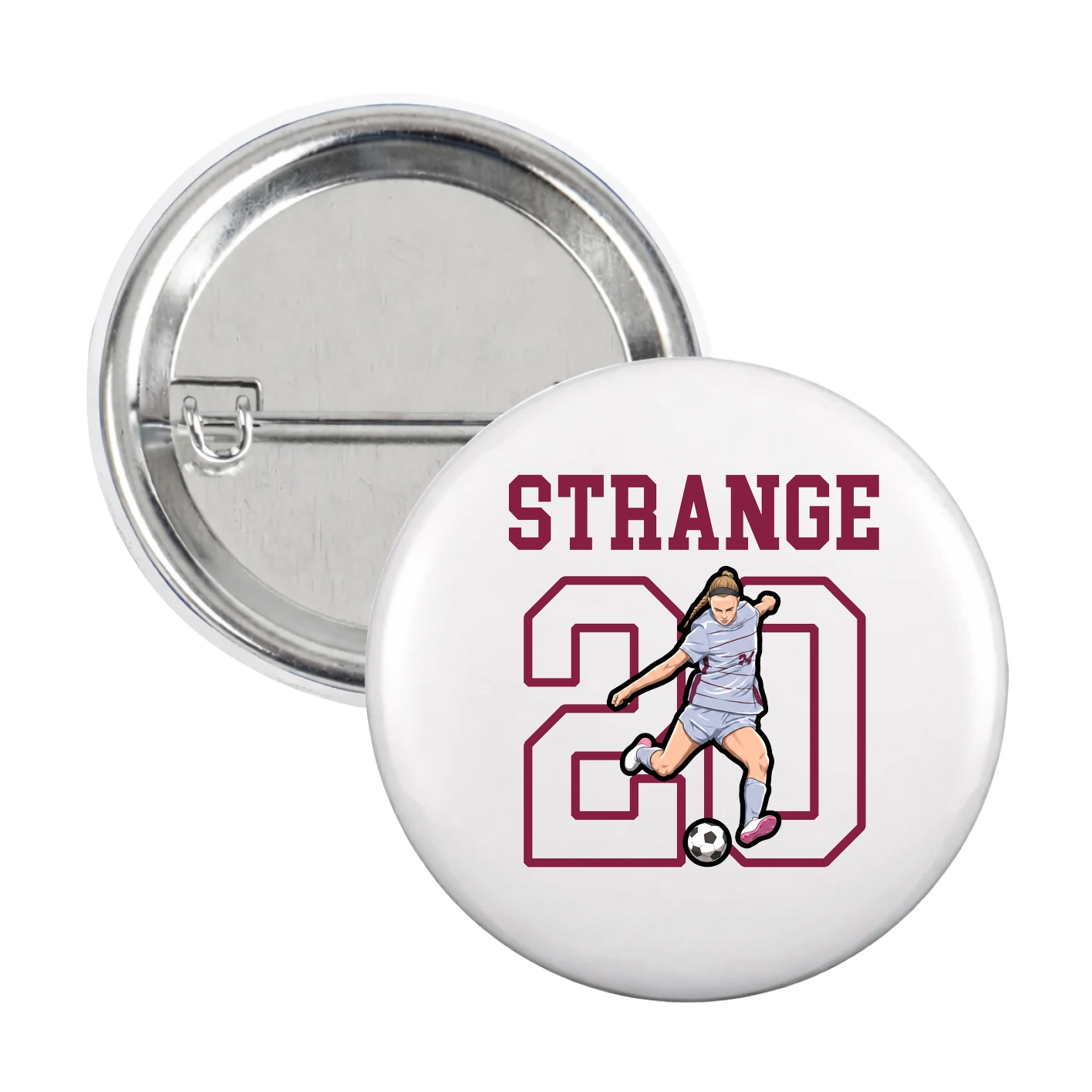 Game Day Button — Shirsey in White