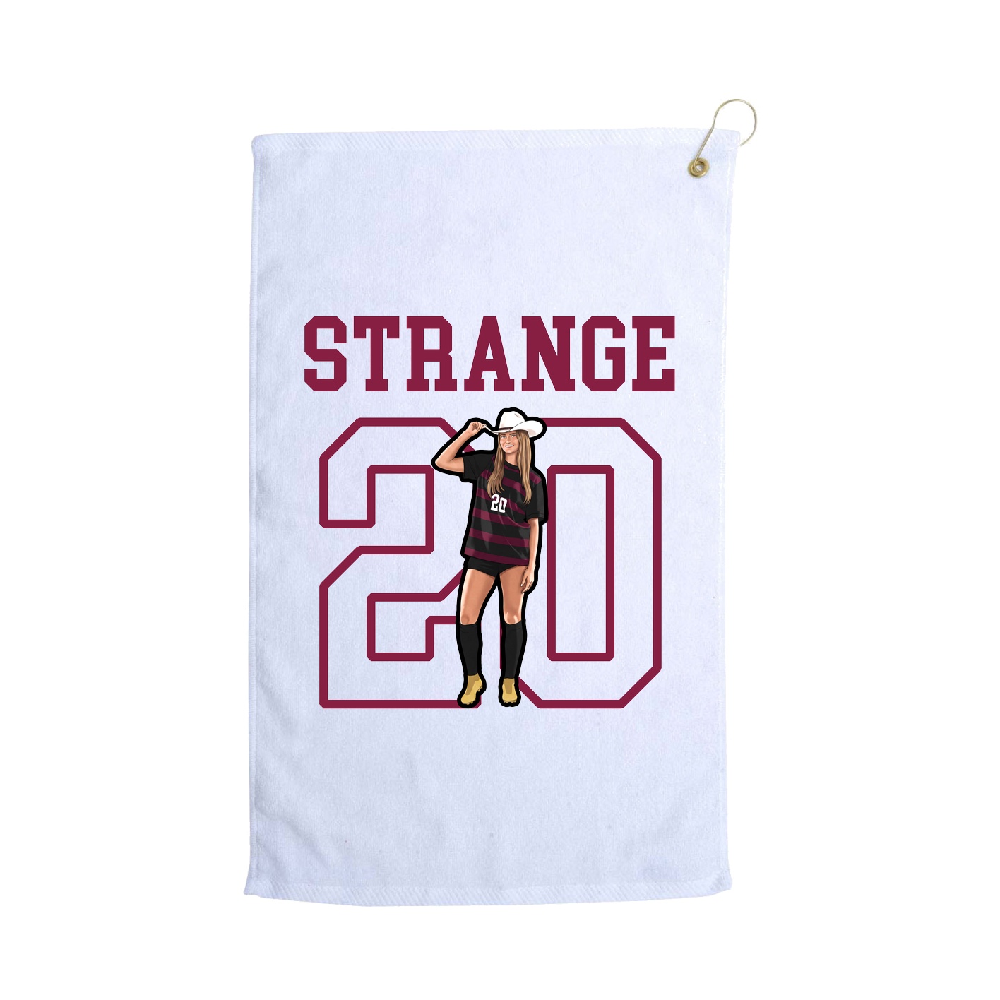 Golf Towel — Shirsey in White