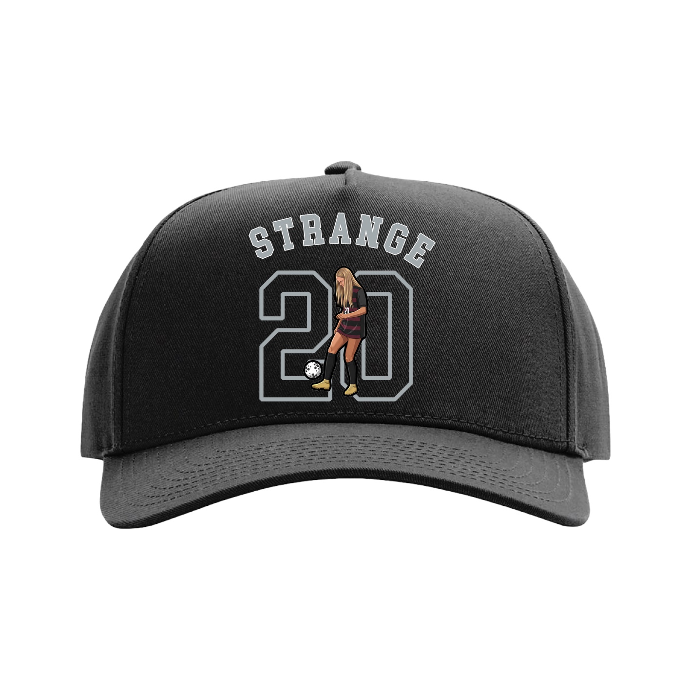 Full Fabric Five-Panel Champ Cap
