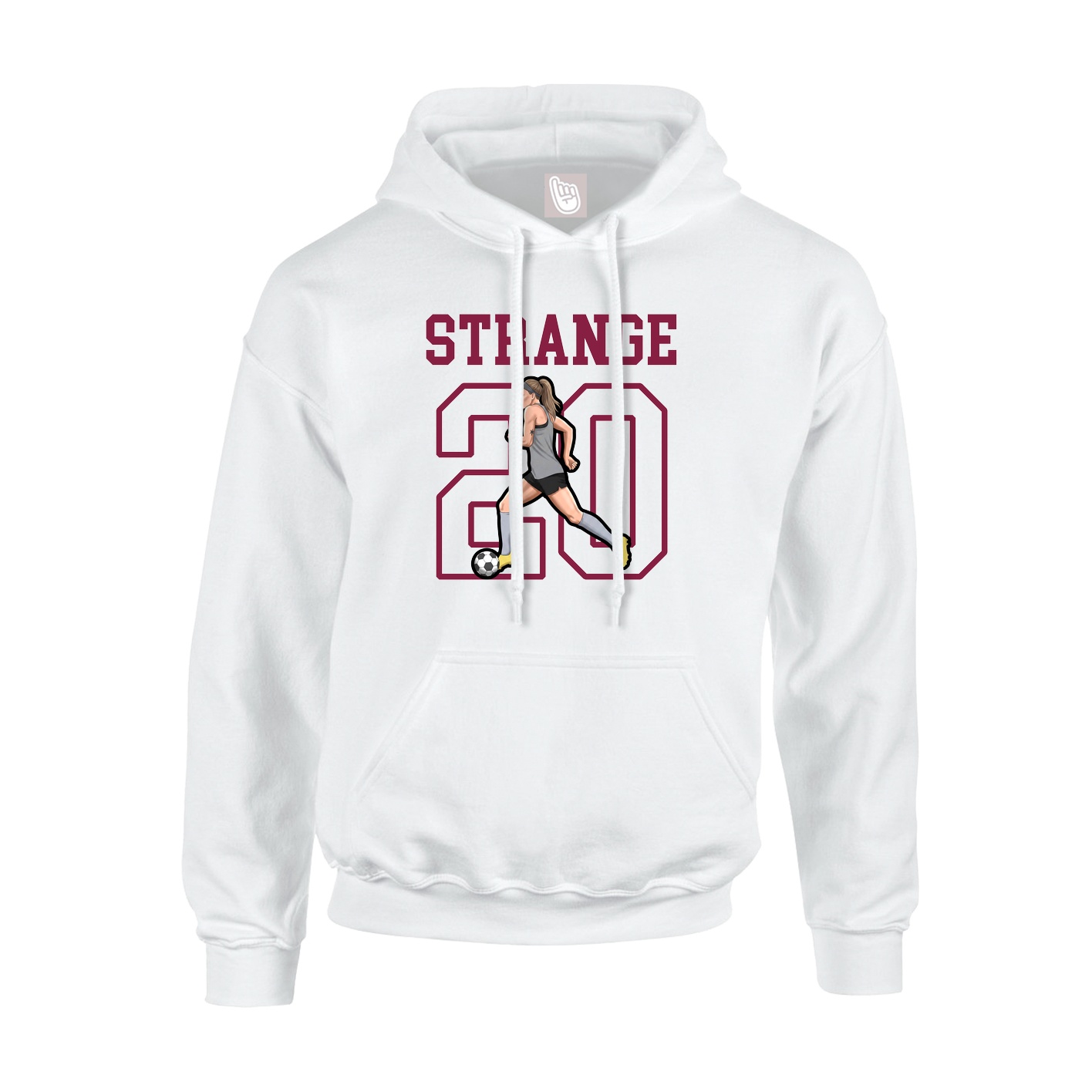 Youth Hoodie — Shirsey in White