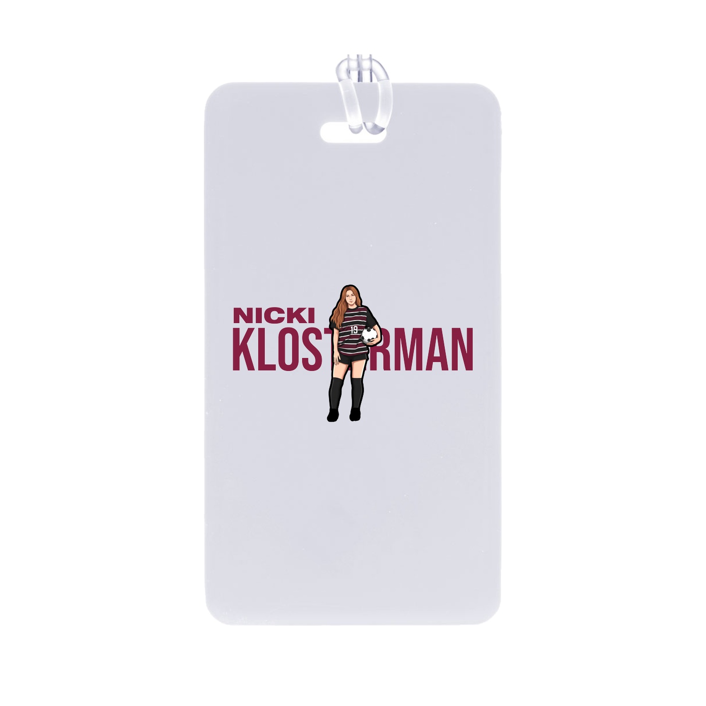 Bag Tag — Player Name in Classic