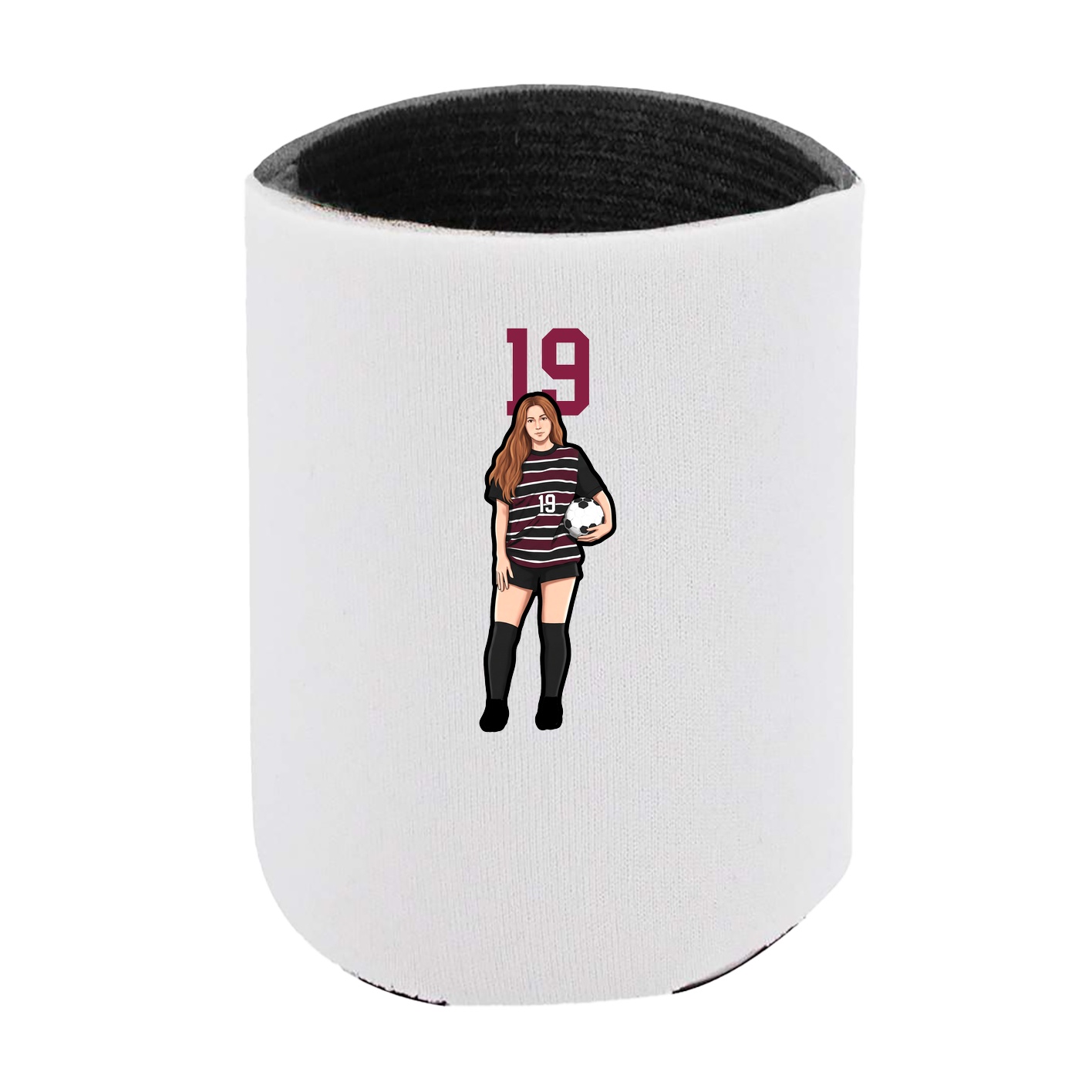 Can Holder — Number Top in White
