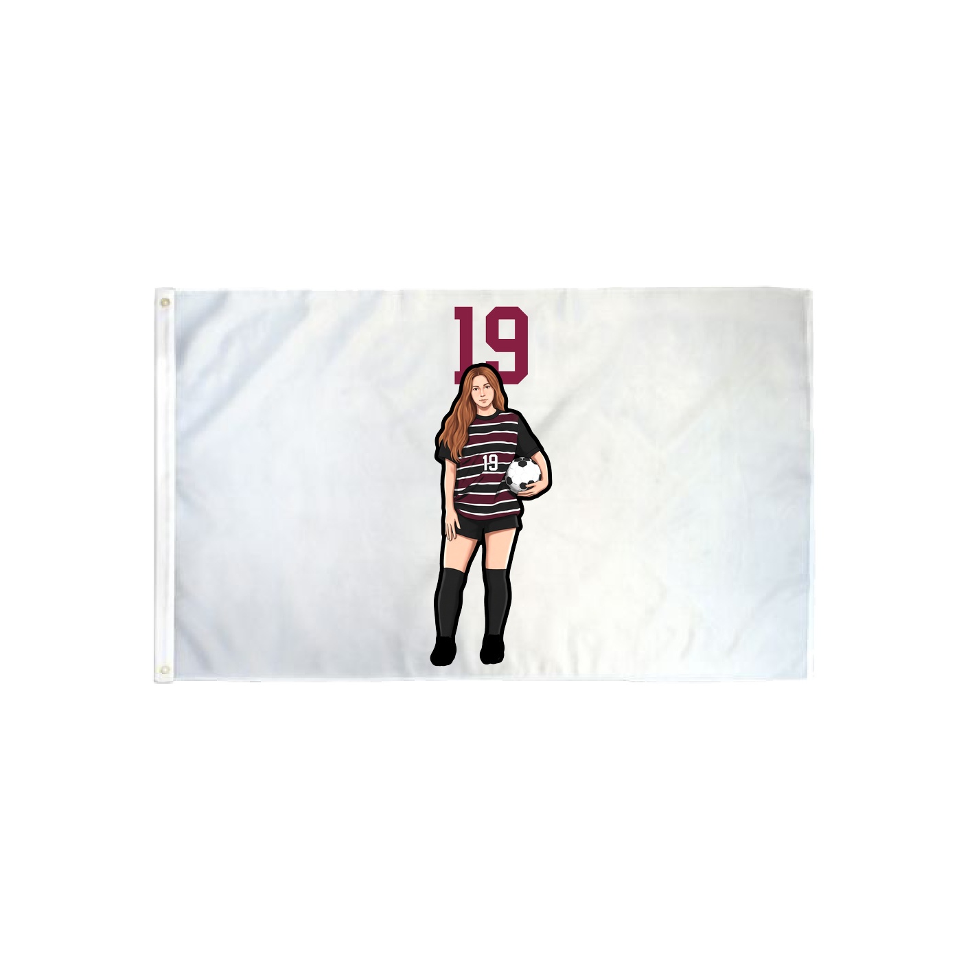 3x5 Flag — Number Top in Classic