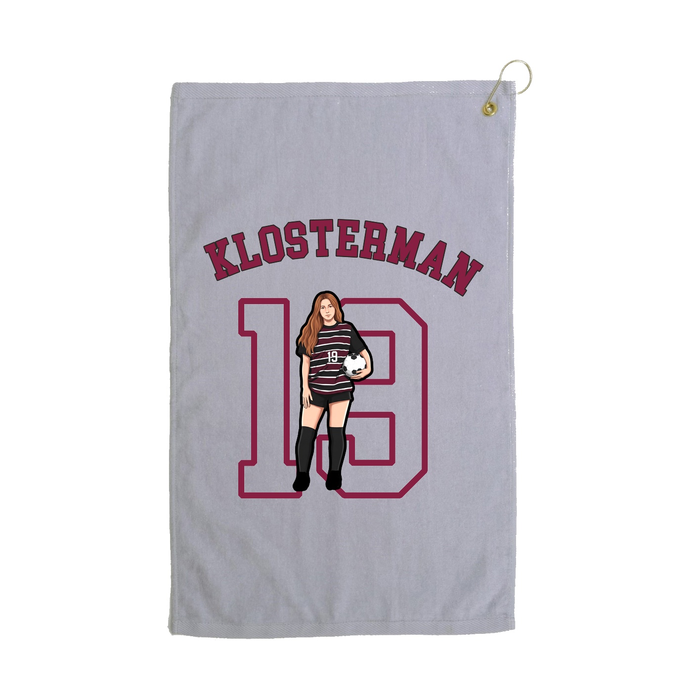Golf Towel — Shirsey Arch in Grey