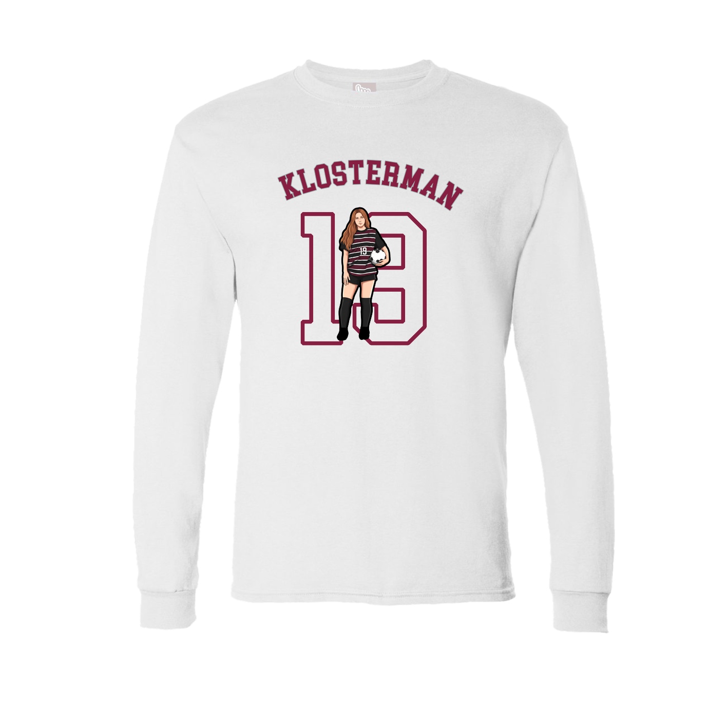 Long Sleeve Tee — Shirsey Arch in White