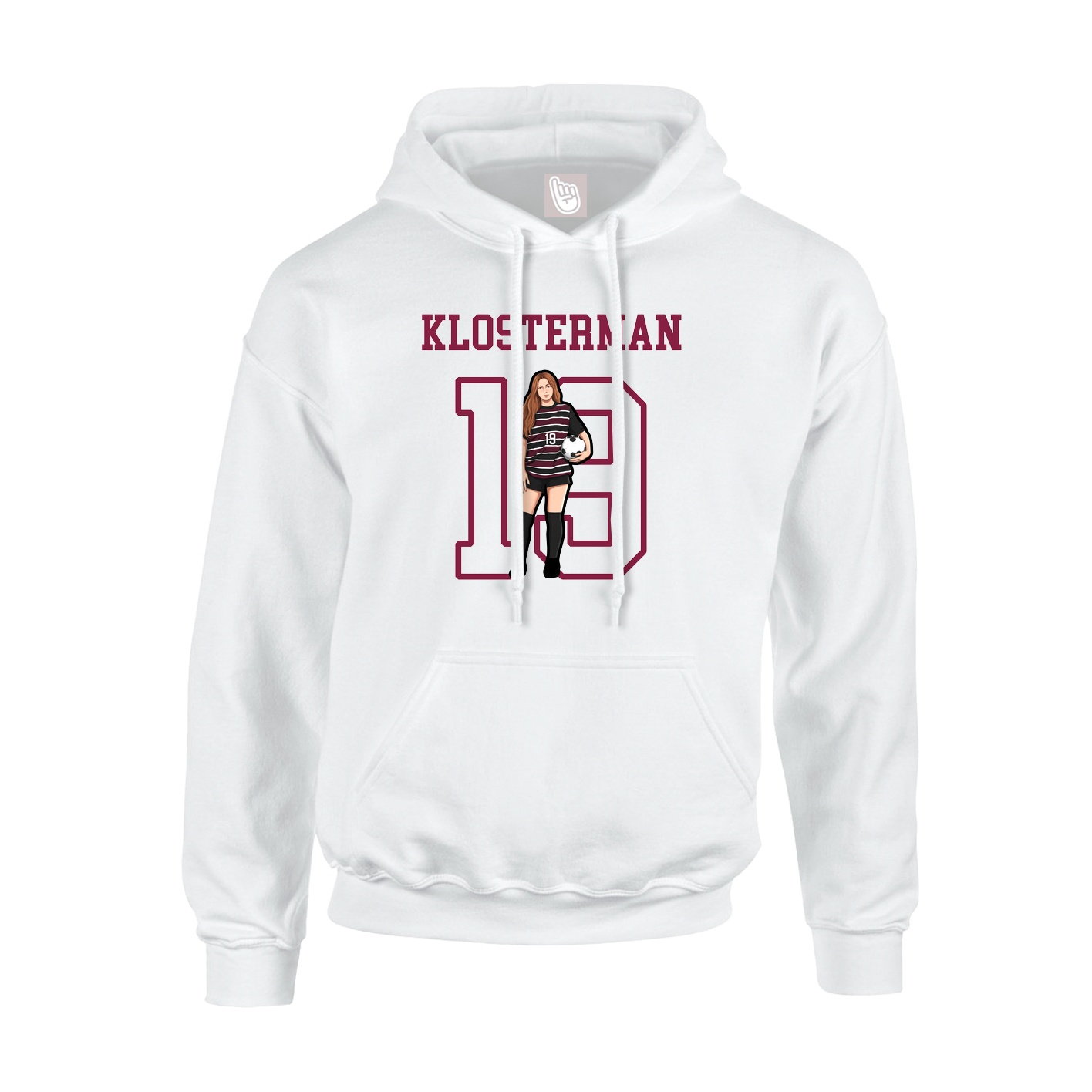 Youth Hoodie — Shirsey in White
