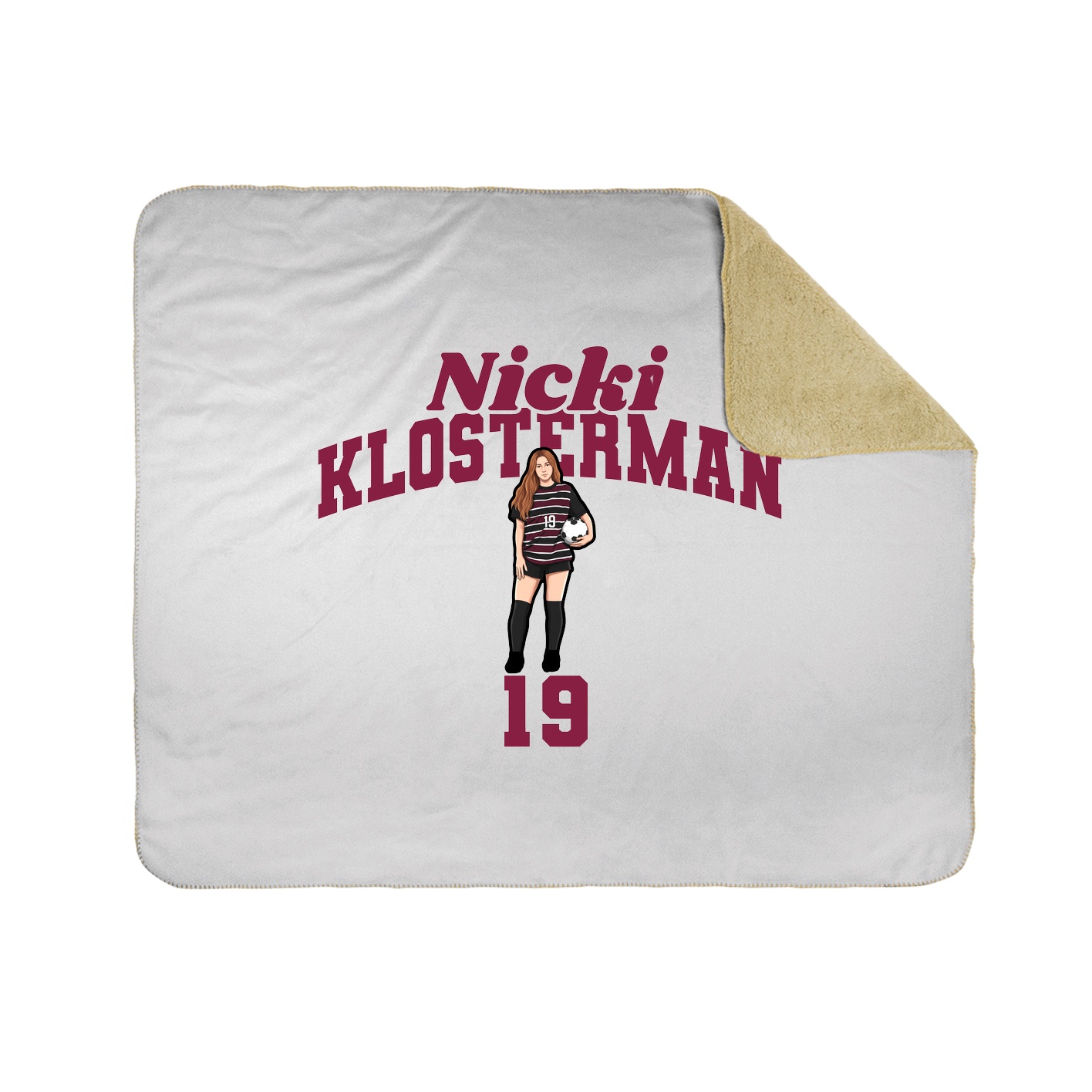 Throw Blanket — Signature Arch in White