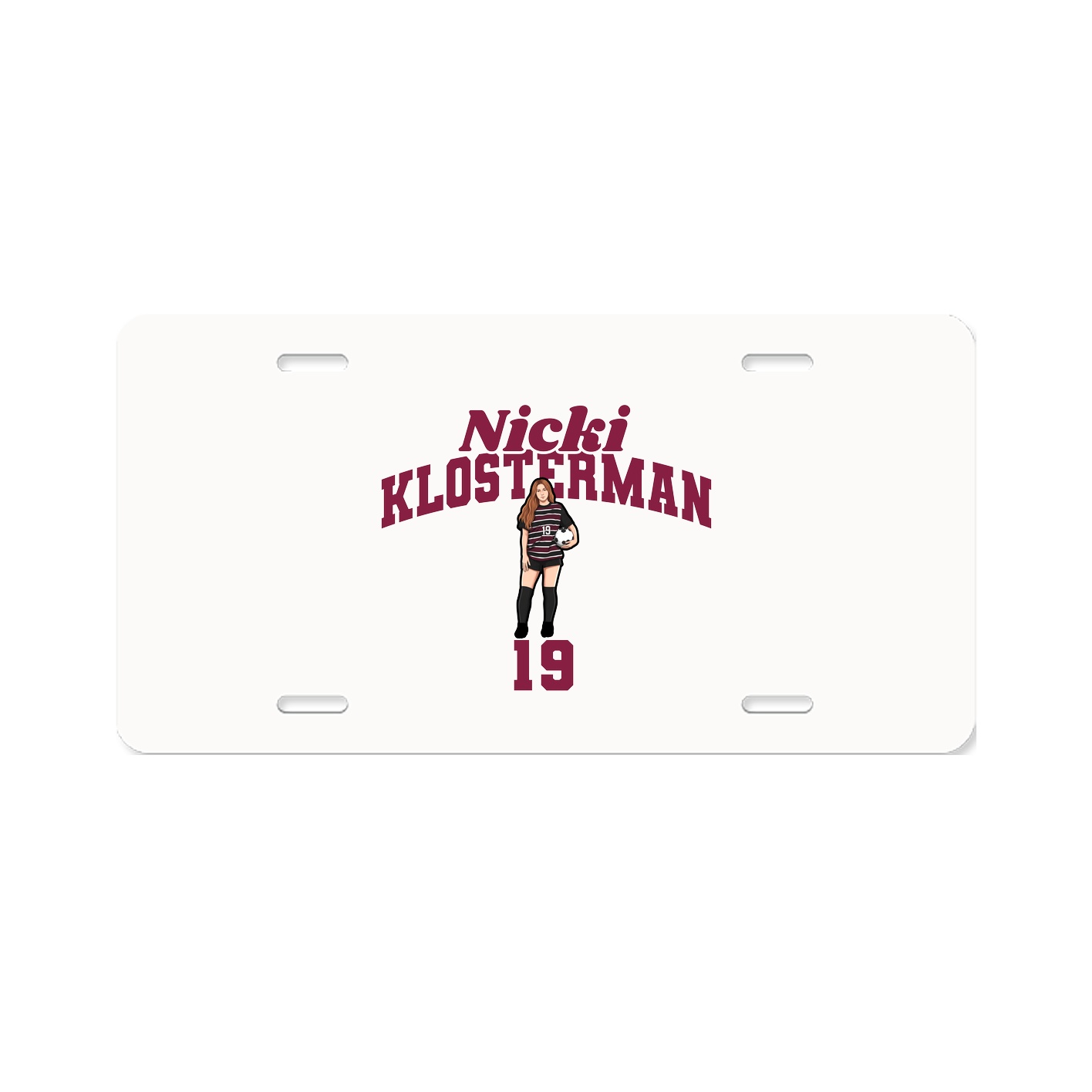License Plate — Signature Arch in Classic
