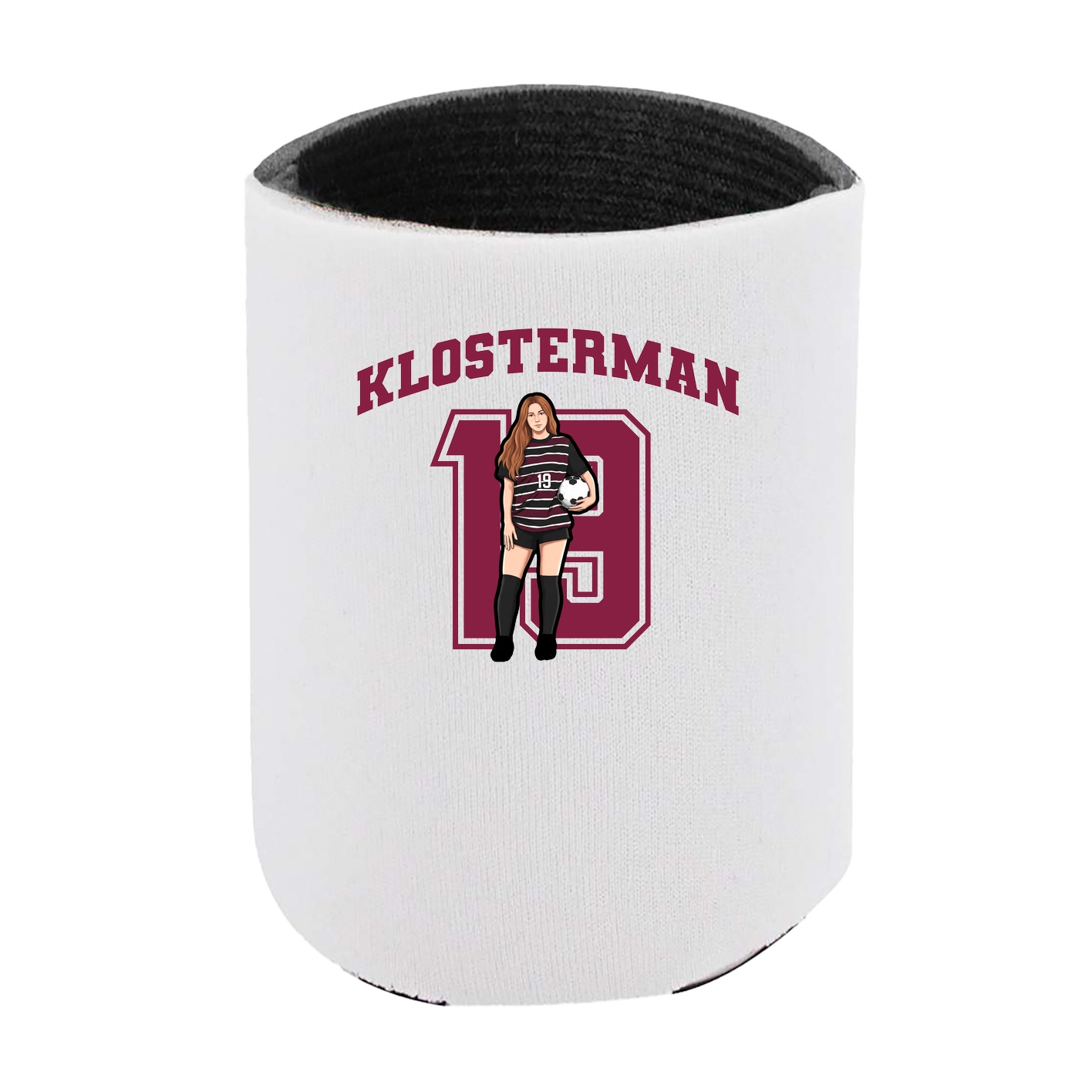 Can Holder — Number in White
