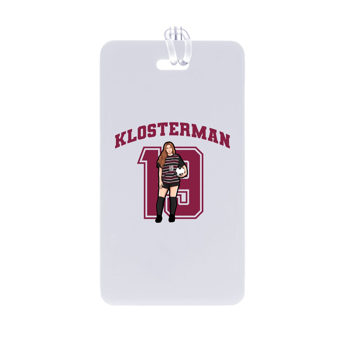Bag Tag — Number in Classic