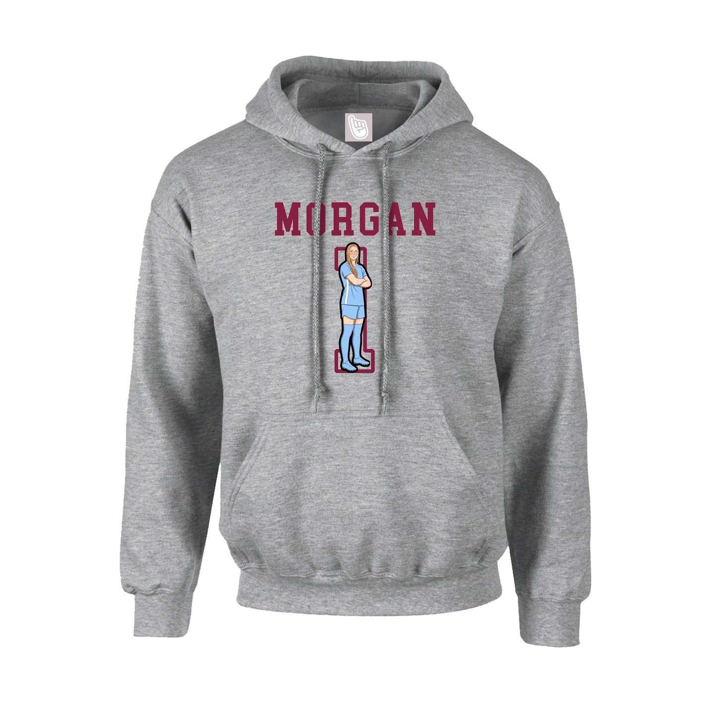 Youth Hoodie — Shirsey in Grey