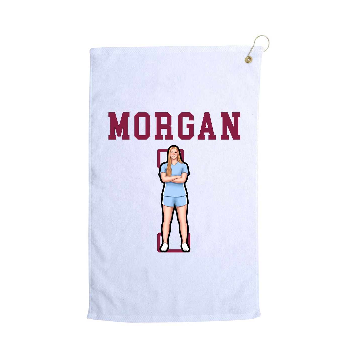 Golf Towel — Shirsey in White