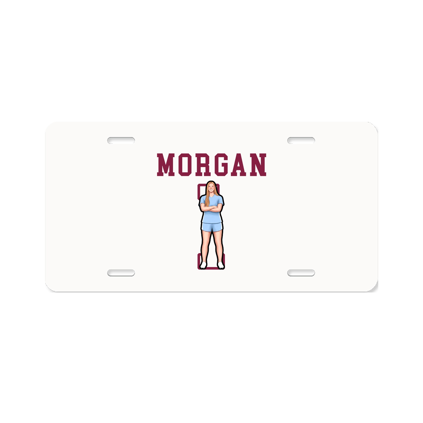 License Plate — Shirsey in Classic