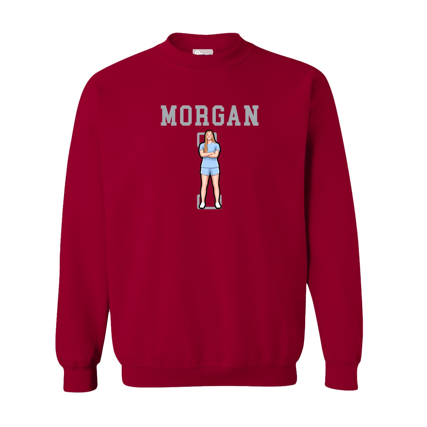 Fleece Crew — Shirsey in Cardinal