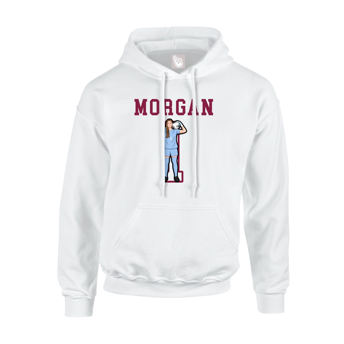 Youth Hoodie — Shirsey in White