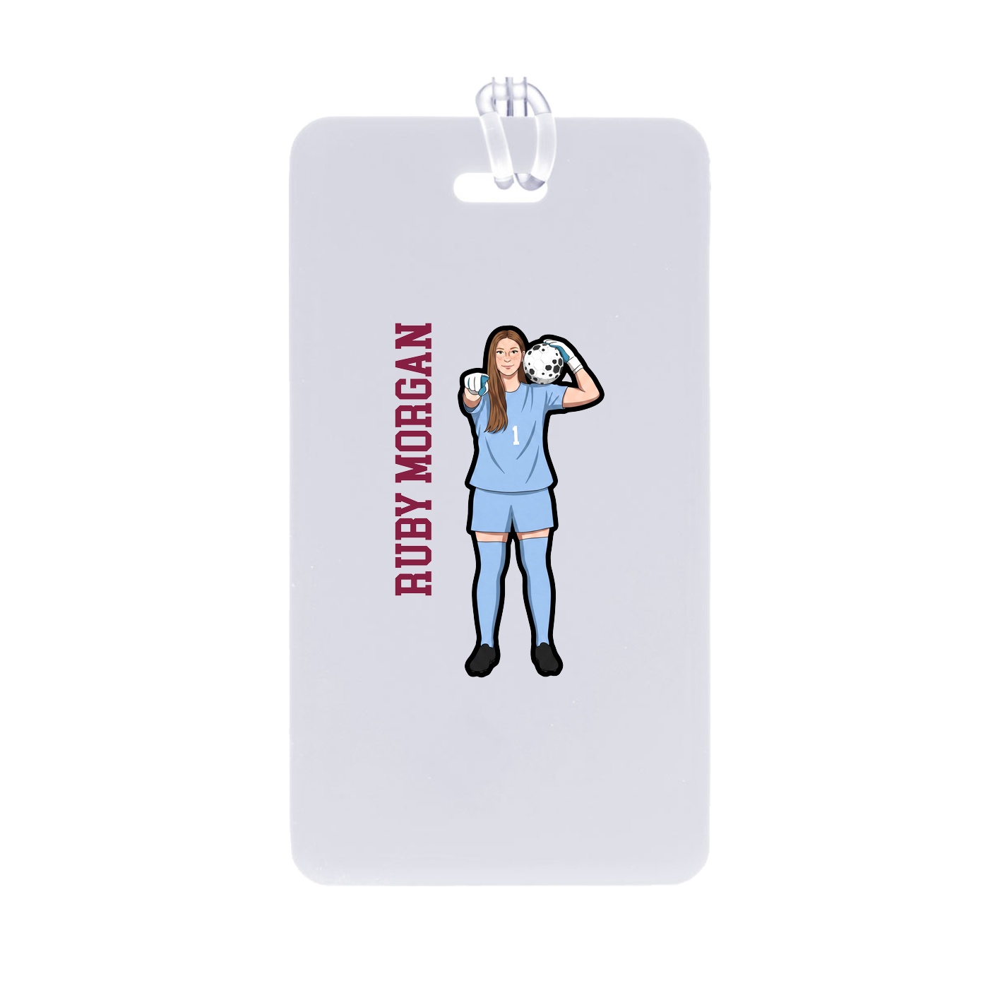 Bag Tag — Name Vertical in Classic