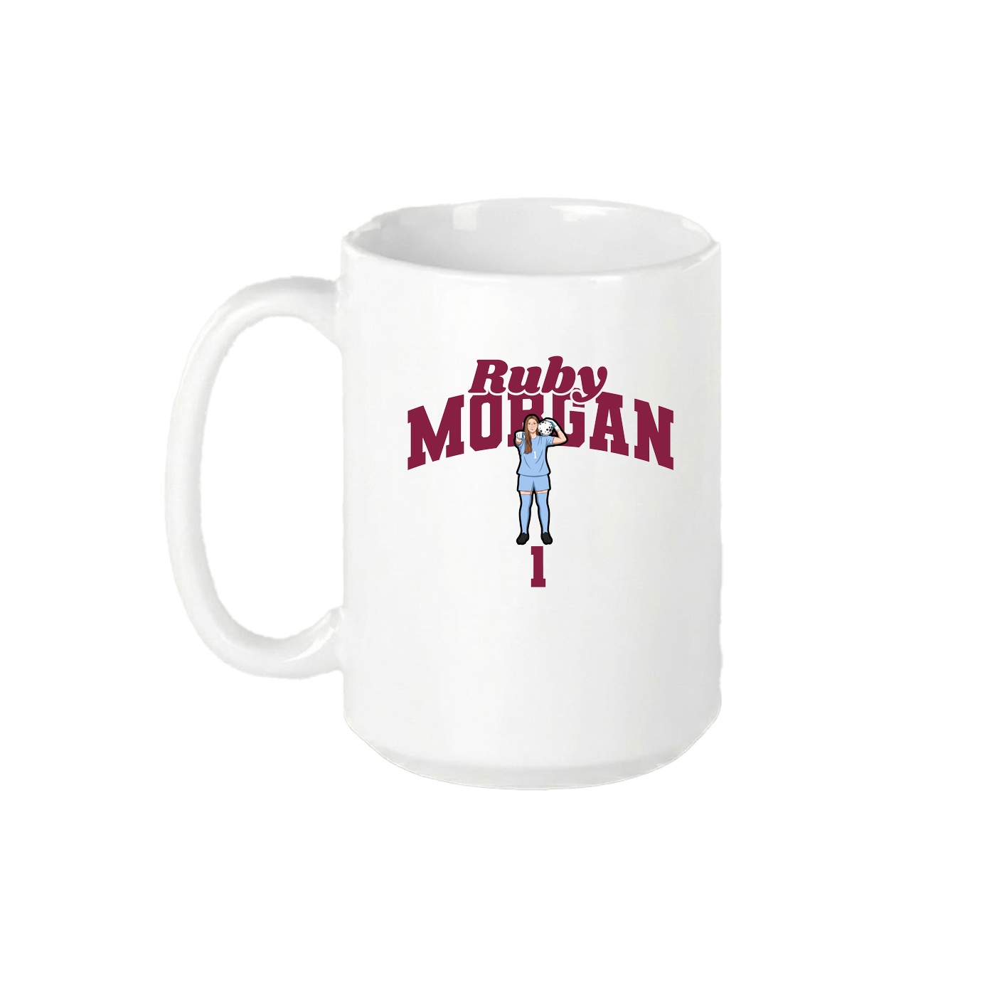 15oz Coffee Mug — Signature Arch in White
