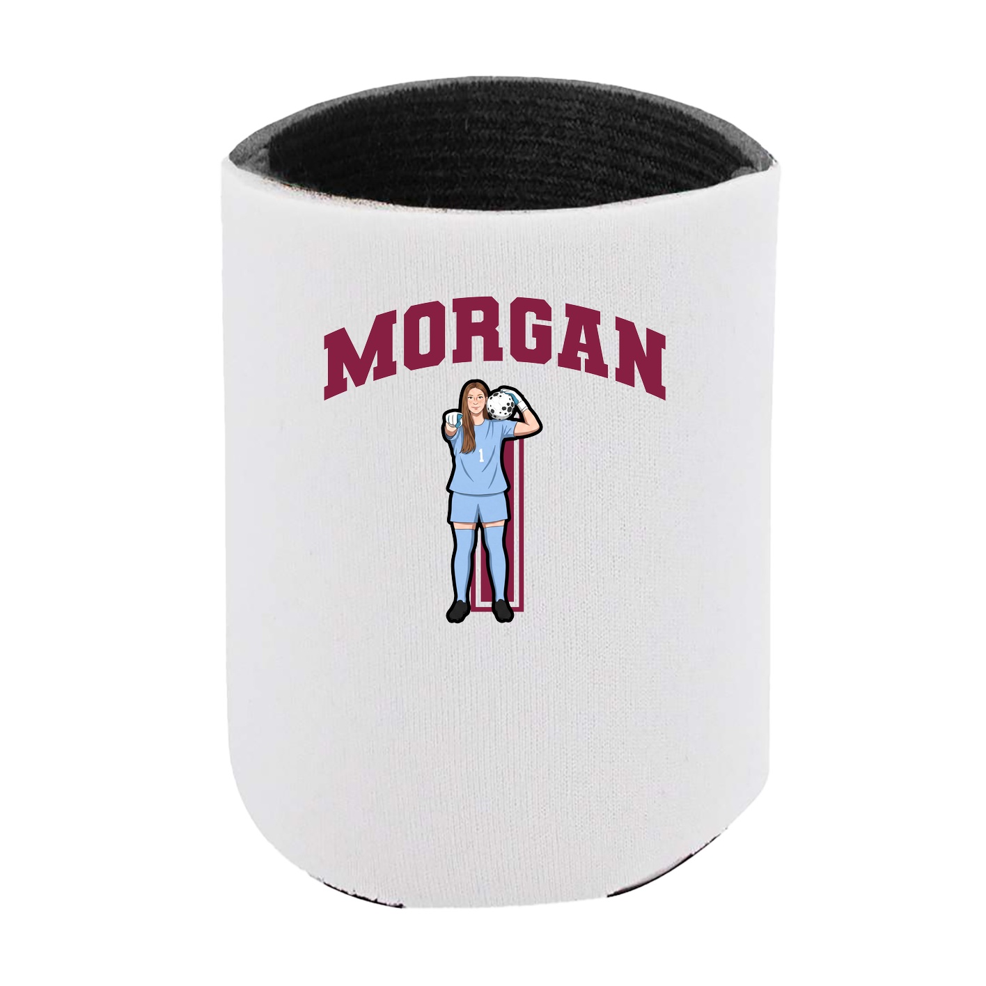Can Holder — Number in White