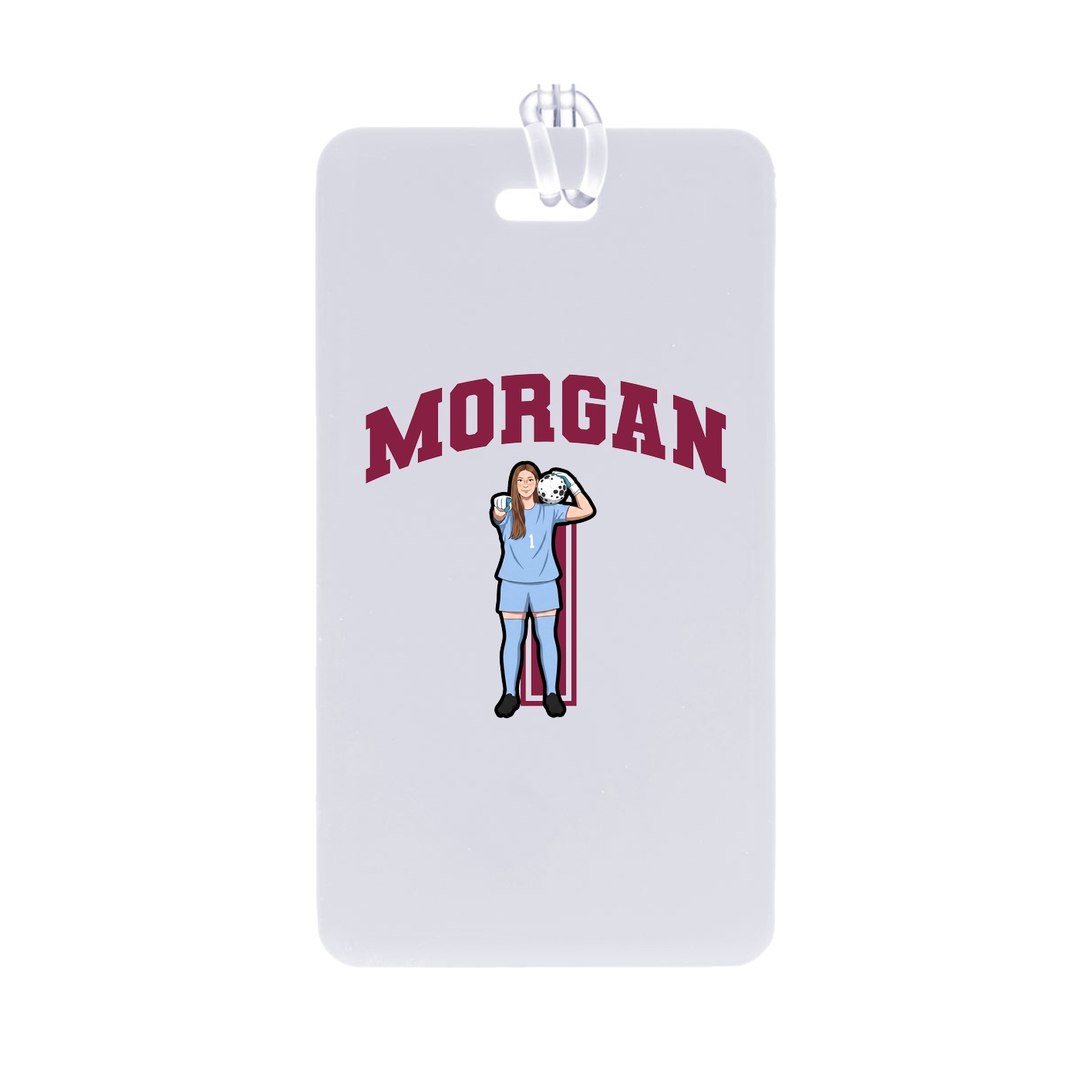 Bag Tag — Number in Classic
