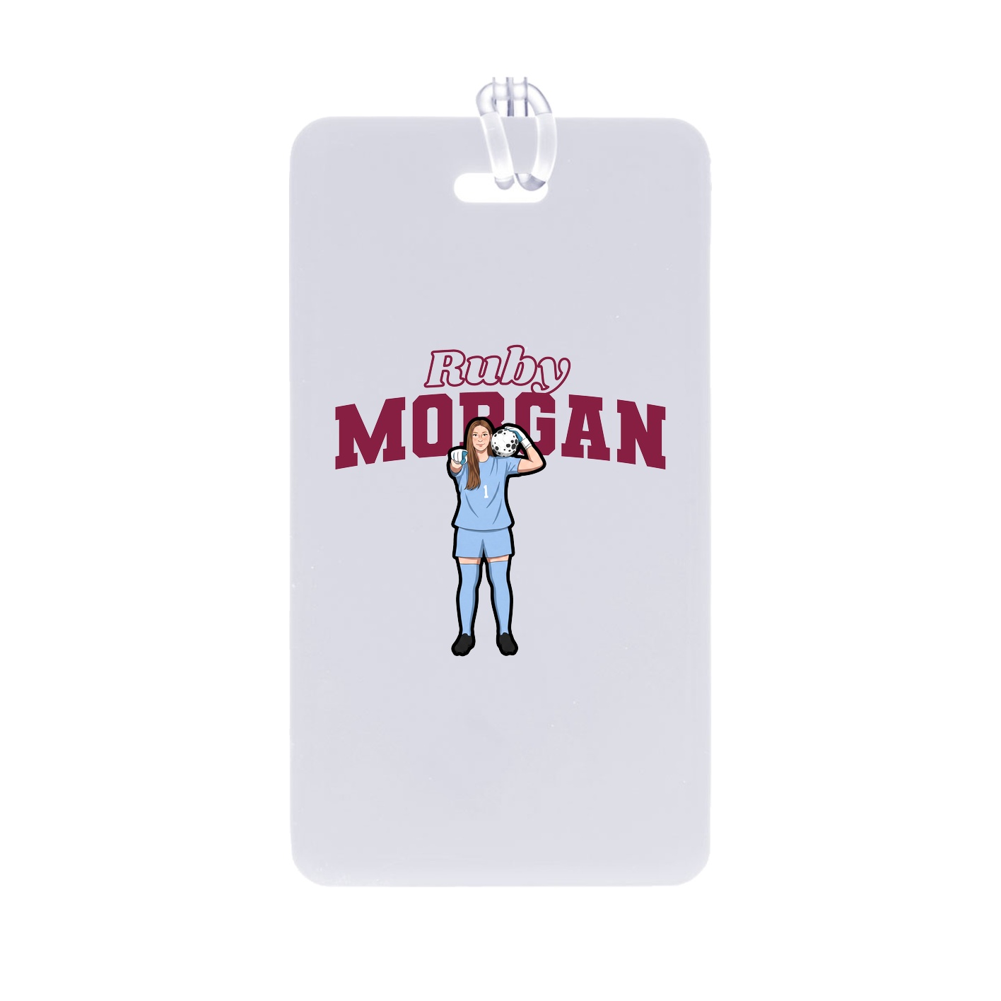 Bag Tag — Name Arch in Classic