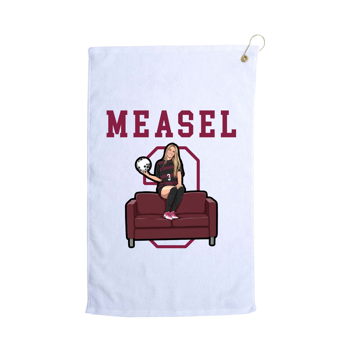 Golf Towel — Shirsey in White